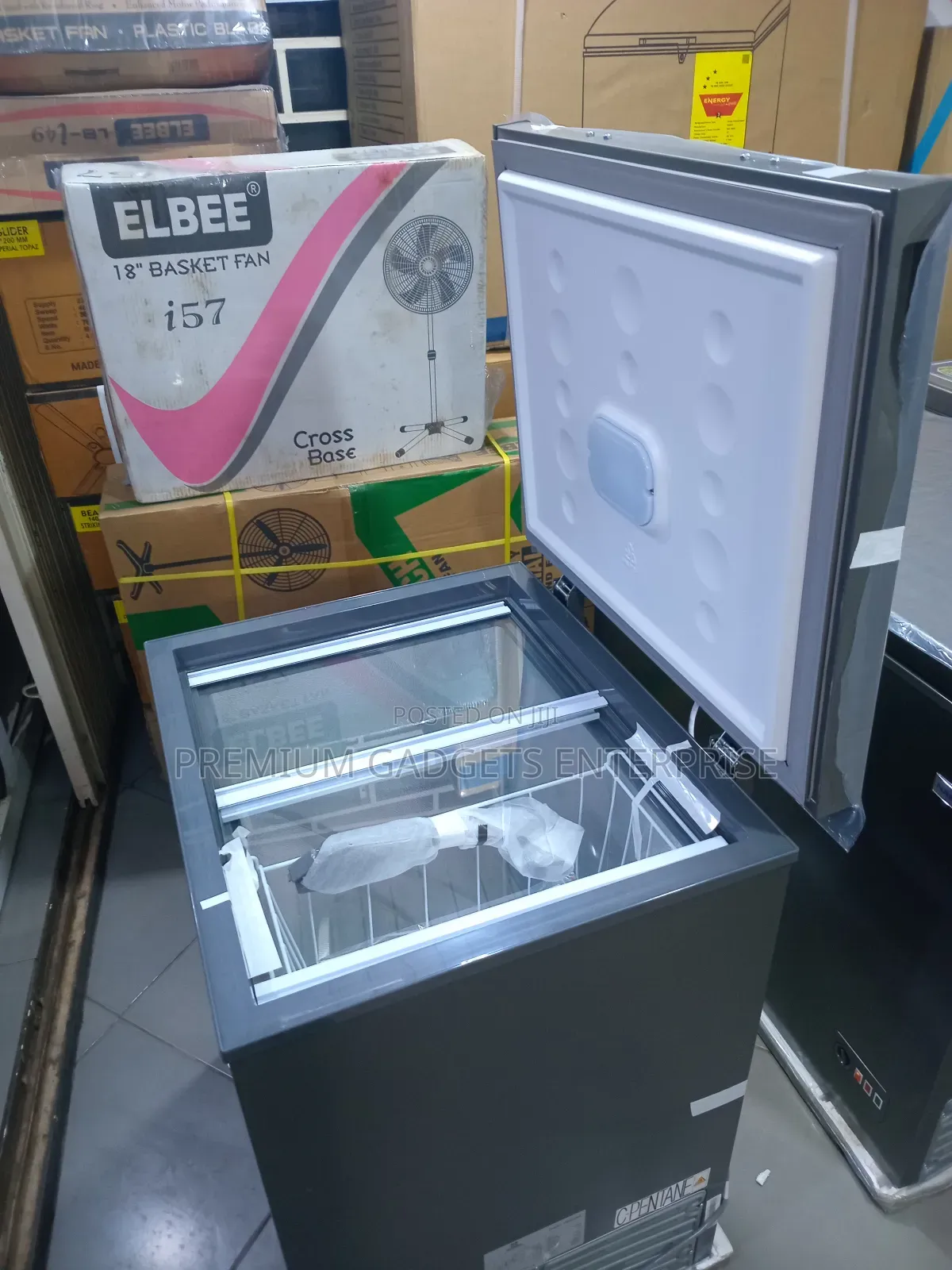 Nasco 144ltr Chest Freezer Nas-200sk / Sliding Glass