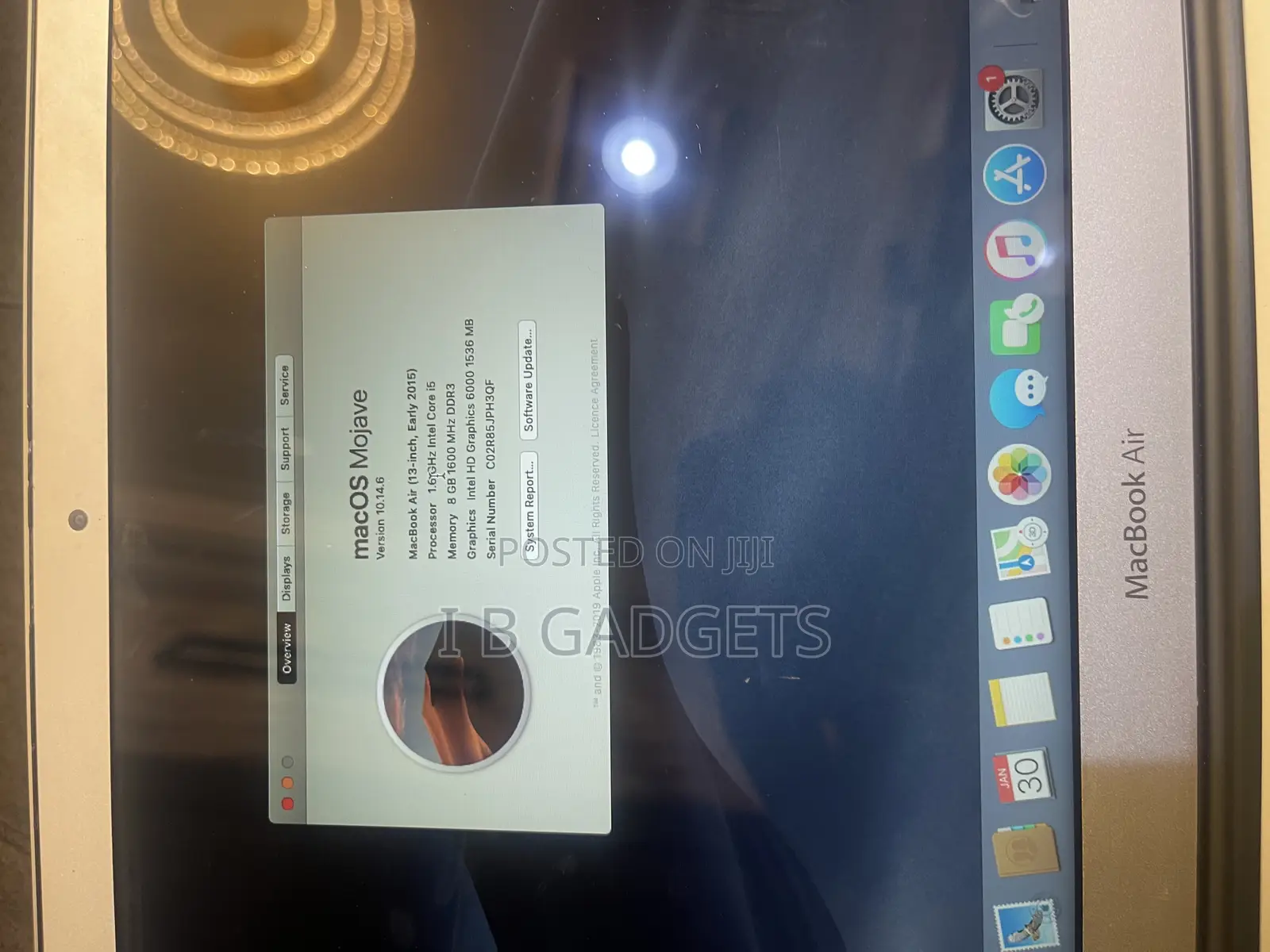 Laptop Apple MacBook Air 2015 8GB Intel Core I5 SSD 128GB