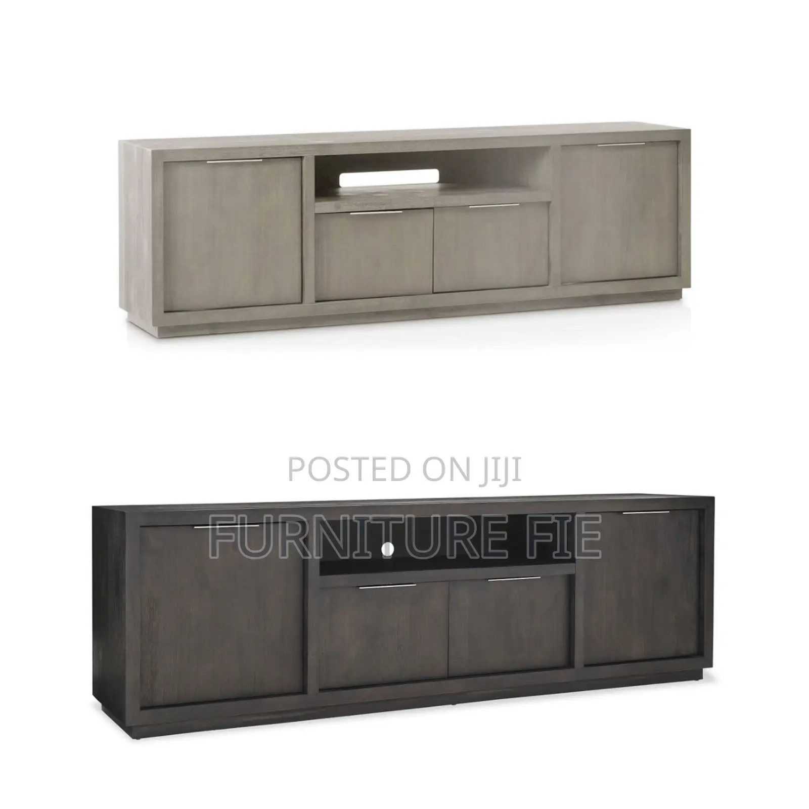 Tivie 84" Wood Entertainment Console From Macy’S Usa