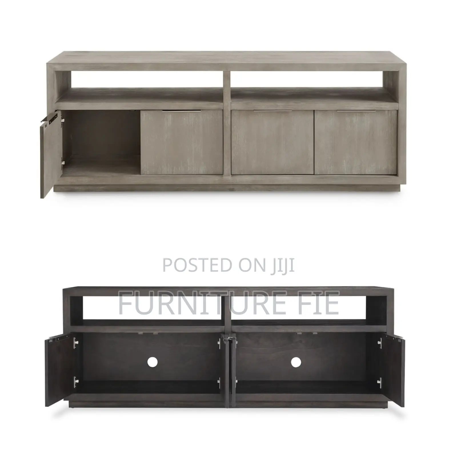 Tivie 74" Wood Entertainment Console From Macy’S