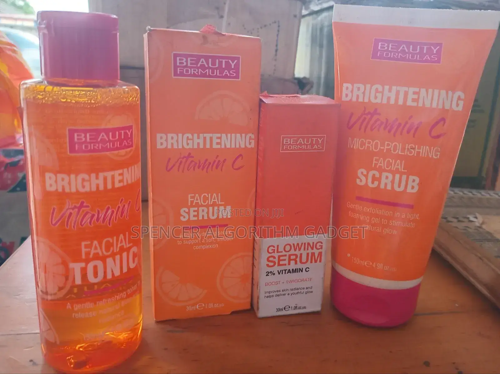 Beauty Formula Glowing Serum, Brightenng Serum,Scrub Toner
