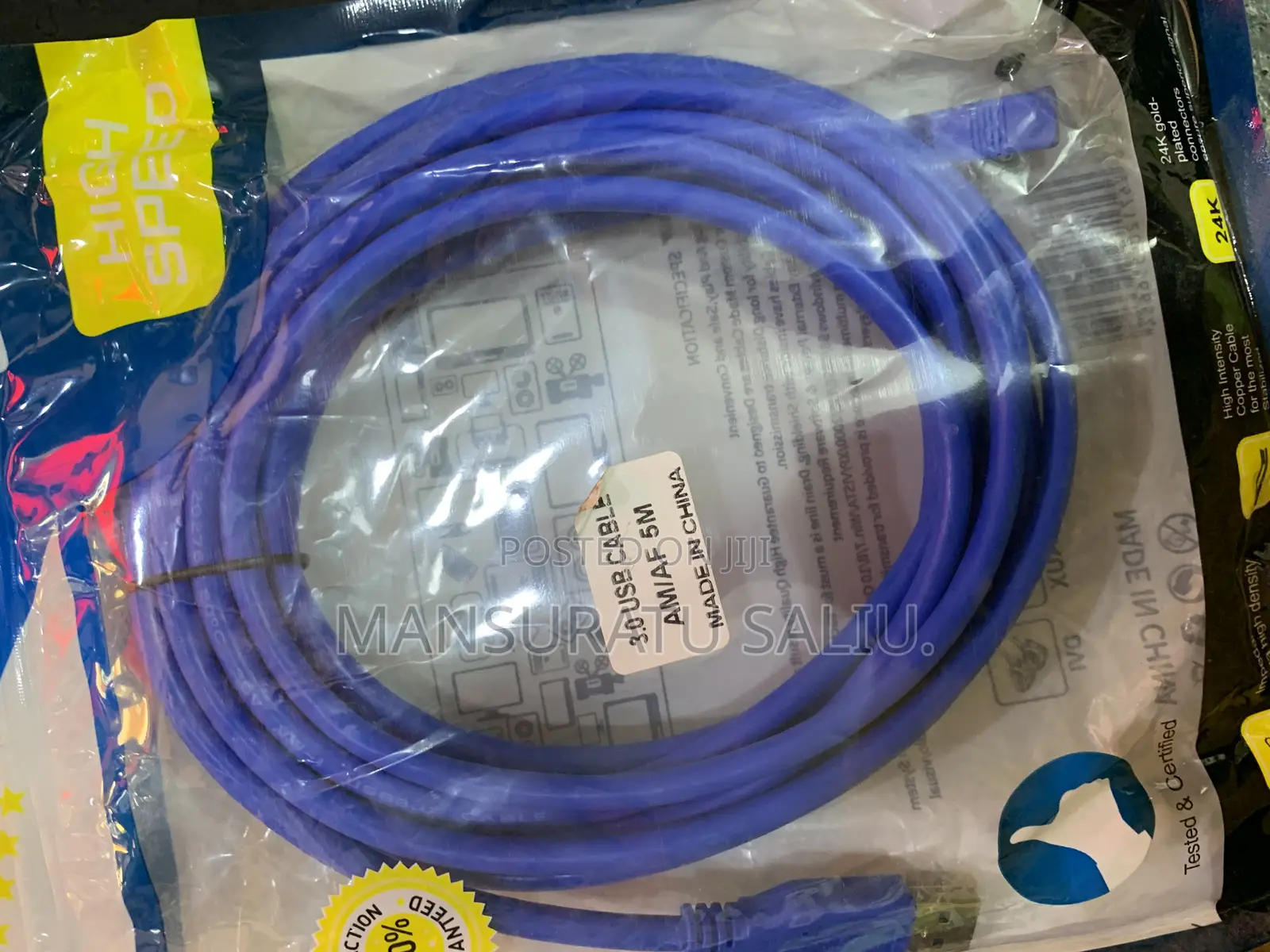 Usb to Female Cable 5m 3.0