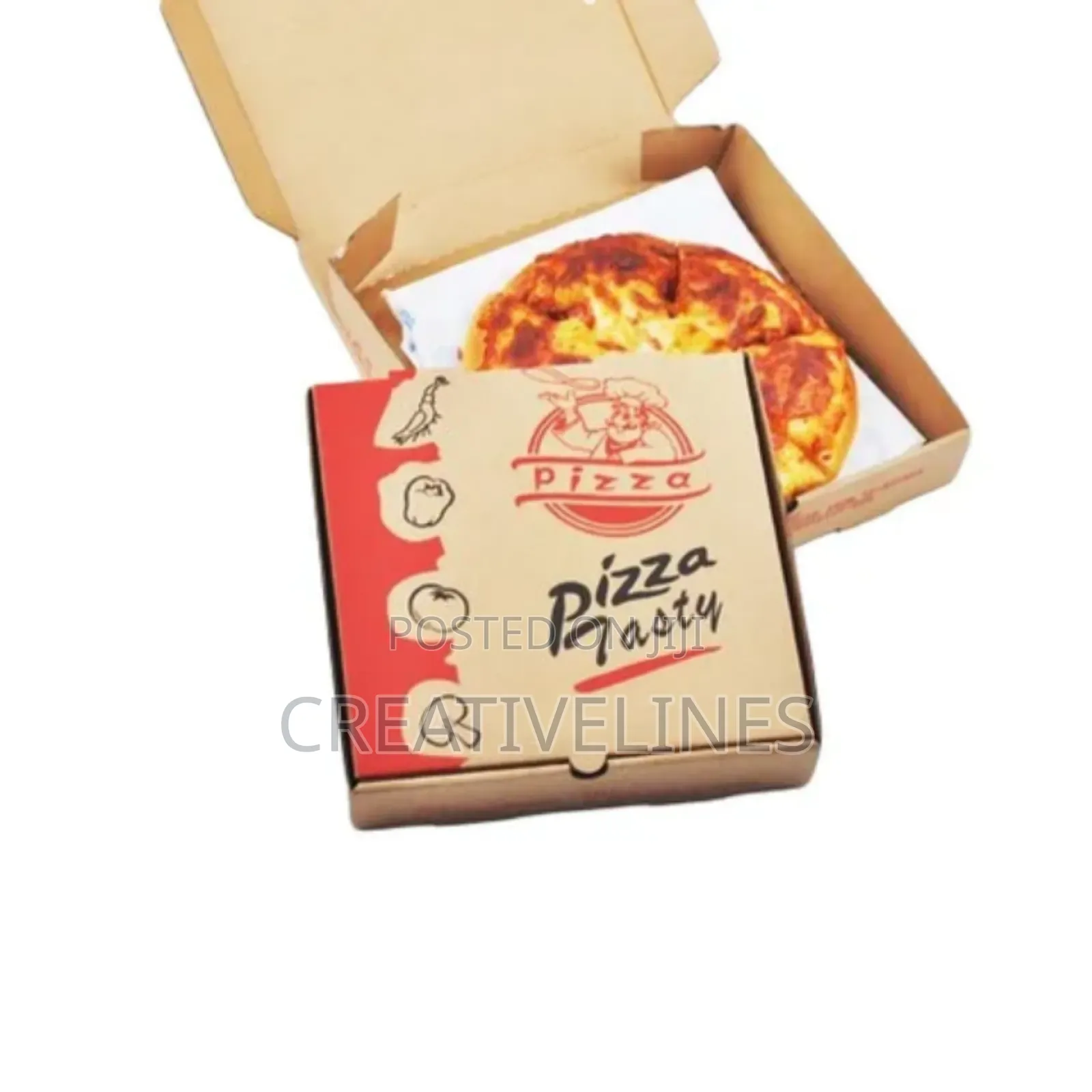 Two Color Pizza Boxes