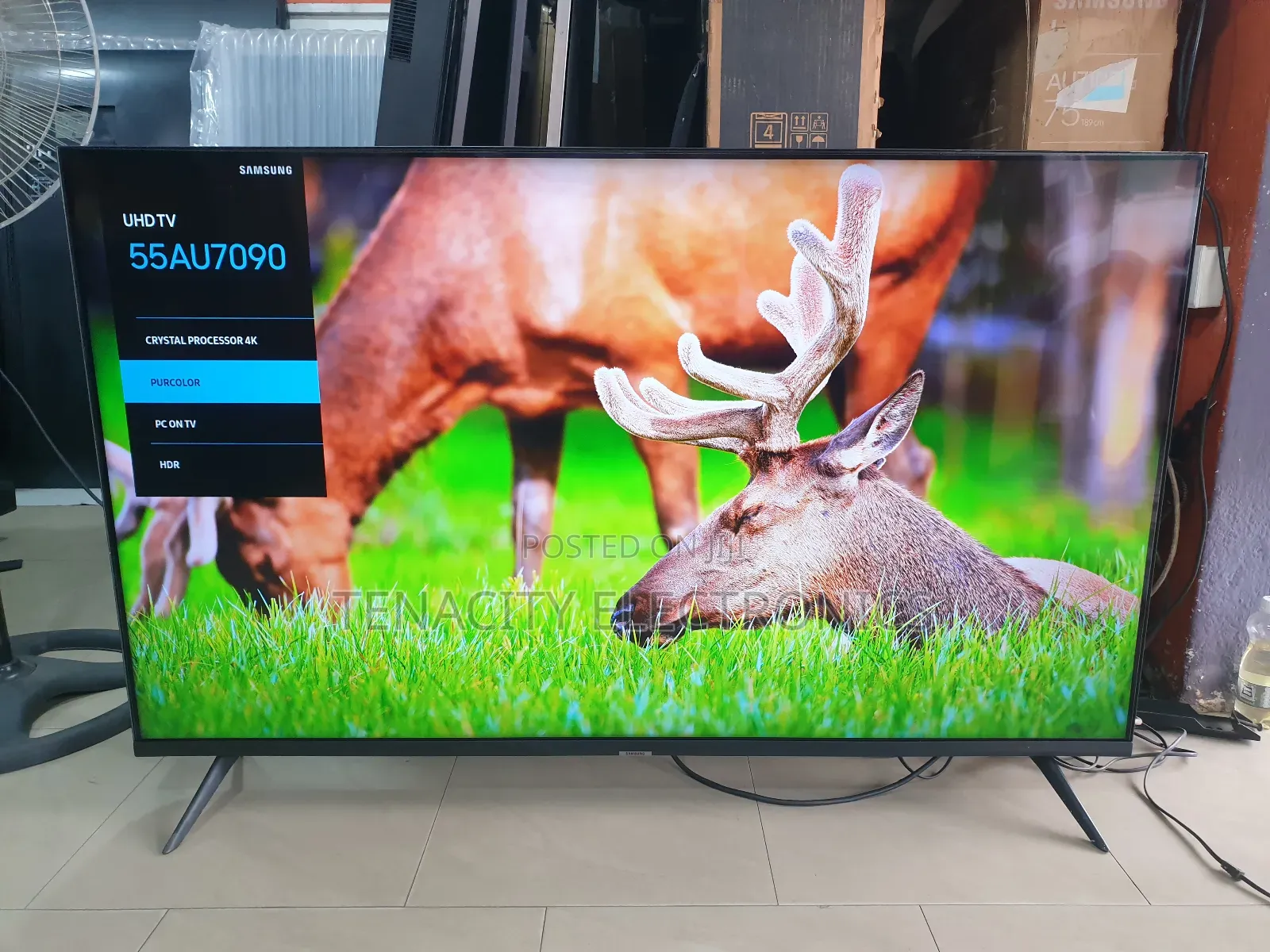 55"Crystal Uhd Samsung HDR Smart Satellite TV