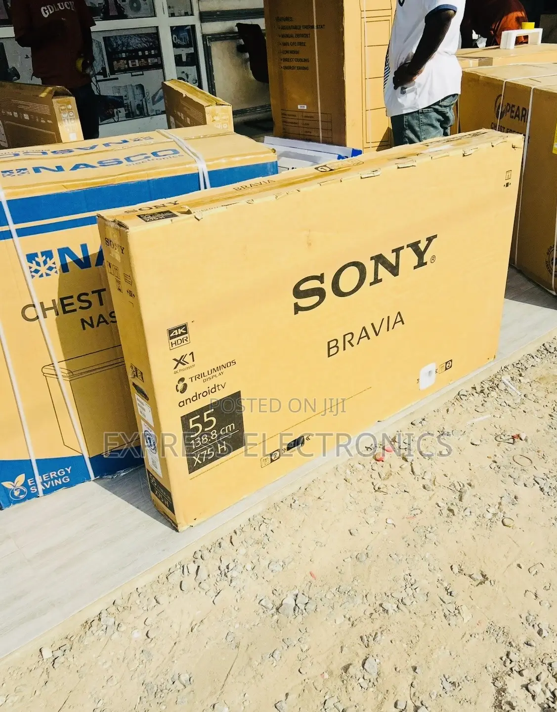 Vision Vista UHD Smart Sony 55X7500H LED Display