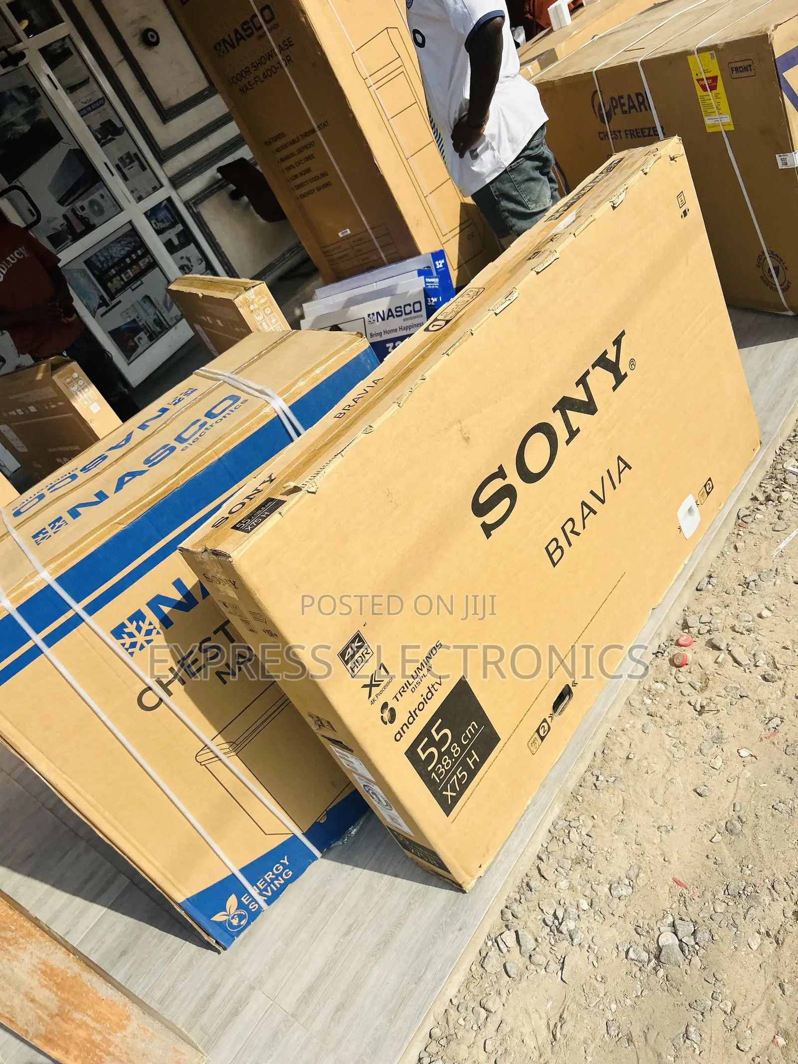 Google Play Sony 55X7500H UHD Smar