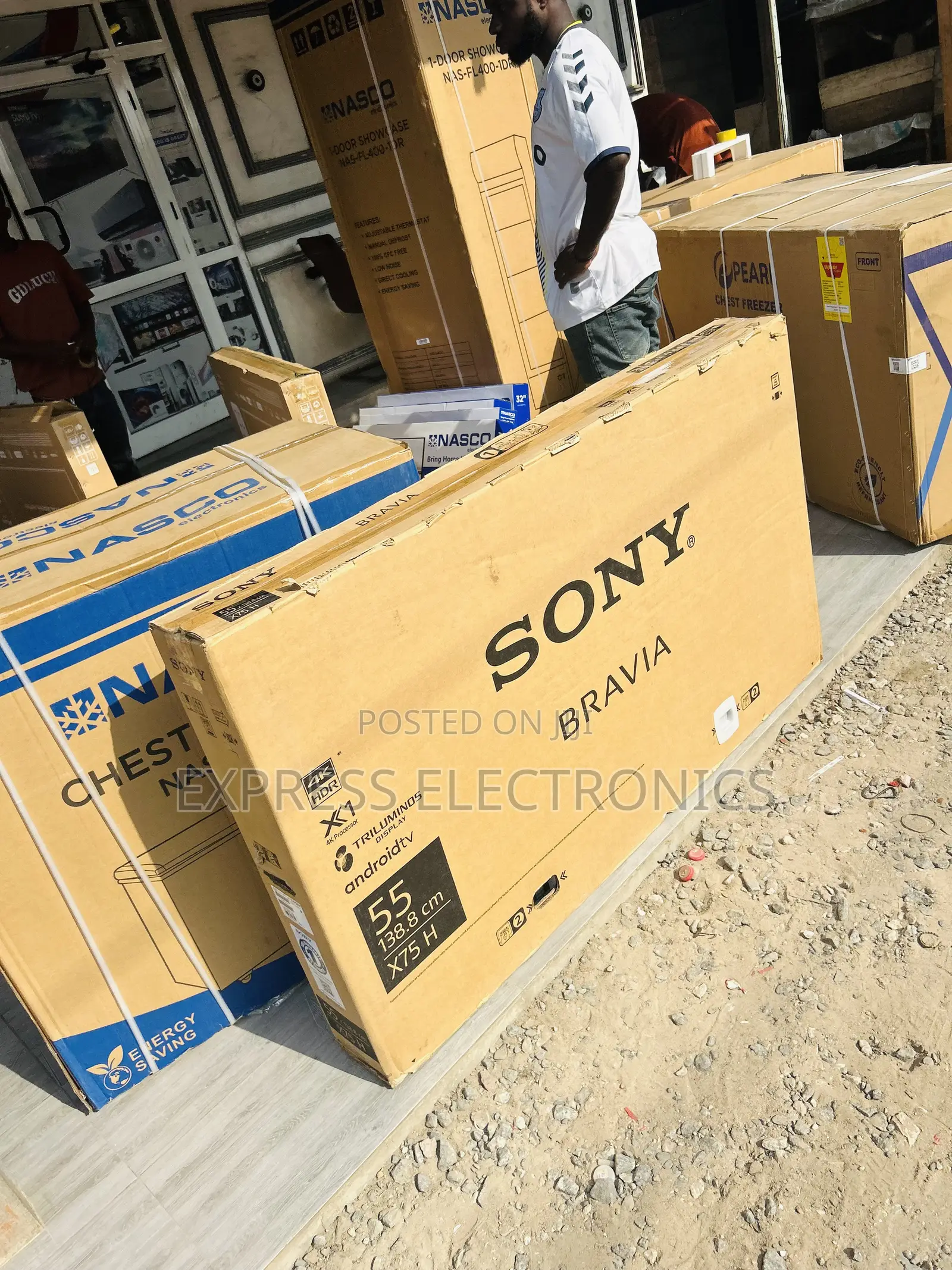 Google Play Sony 55X7500H UHD Smar