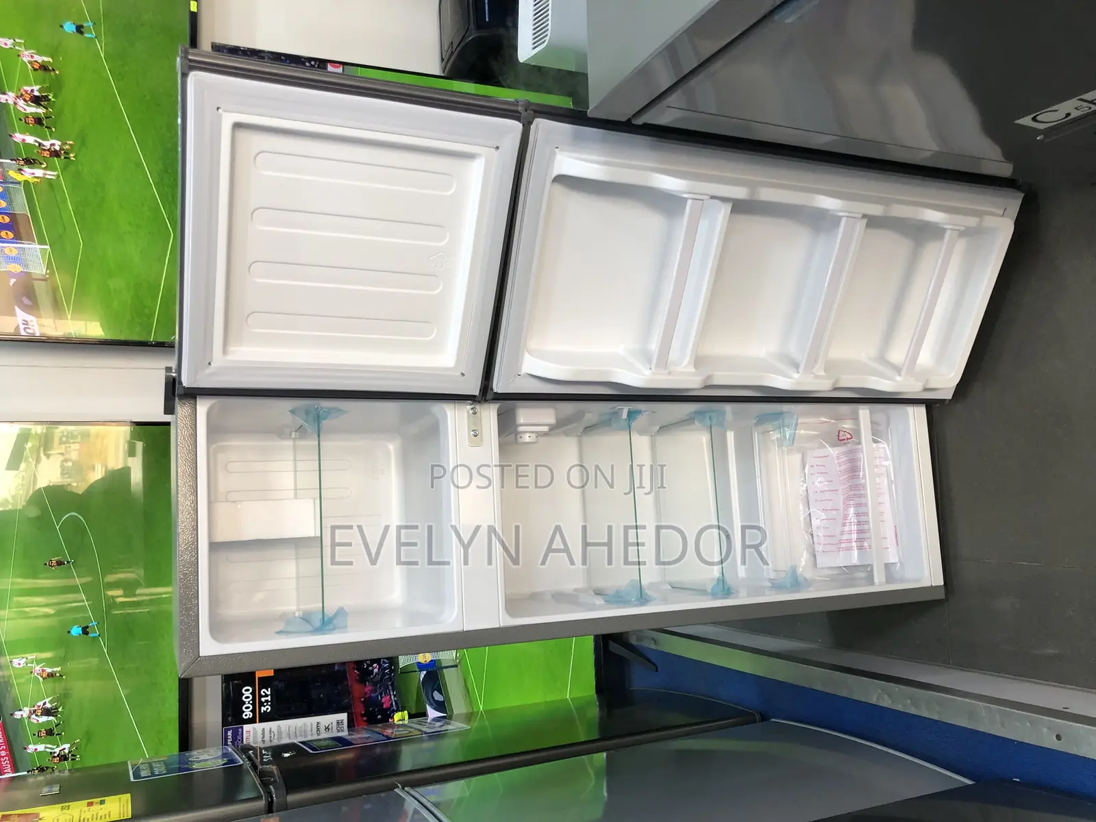Pearl 98 Liters Top Freezer Double Door Available as Seen