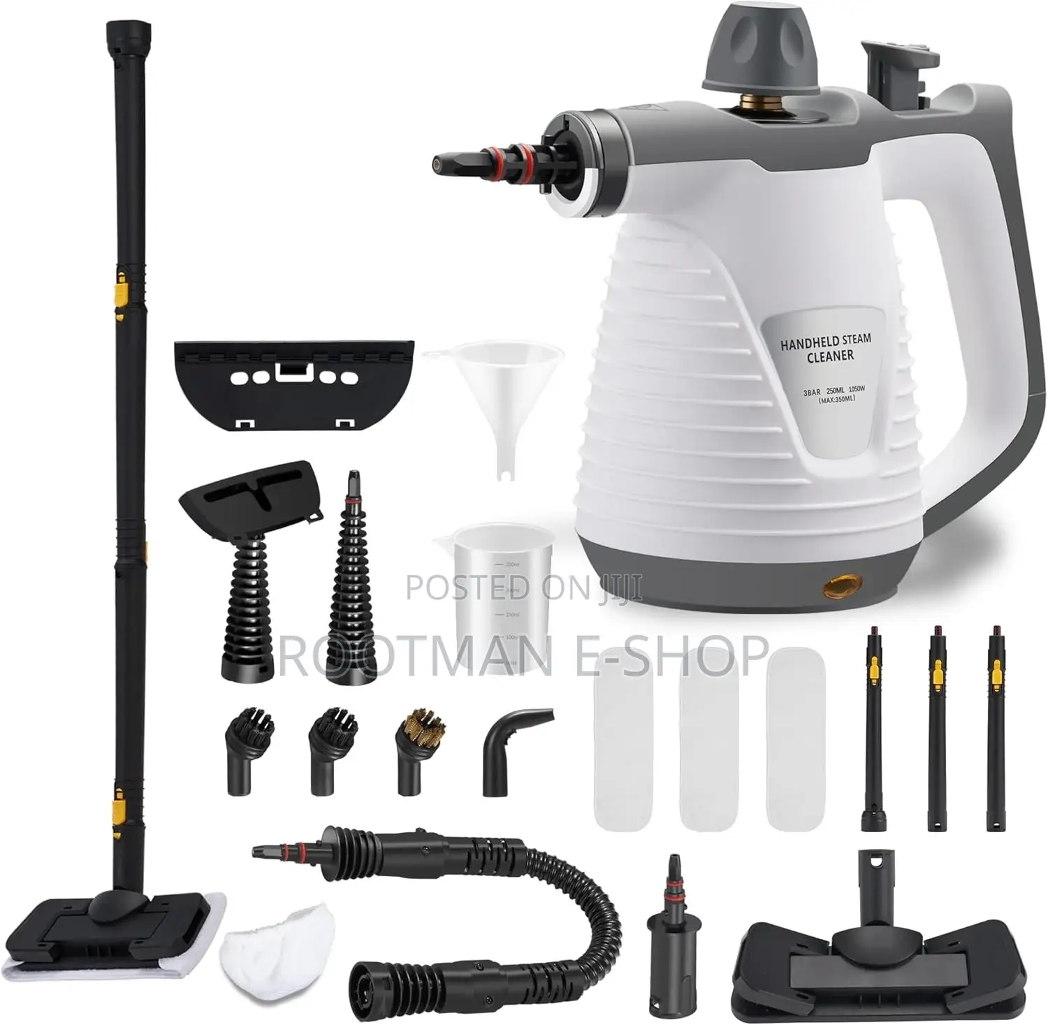 Cleanrite Multifunction 10 Piece Hand Steam Cleaner