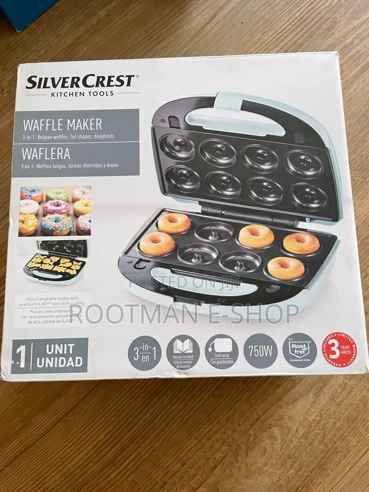 Silver Crest 3 in 1 Waffle Maker