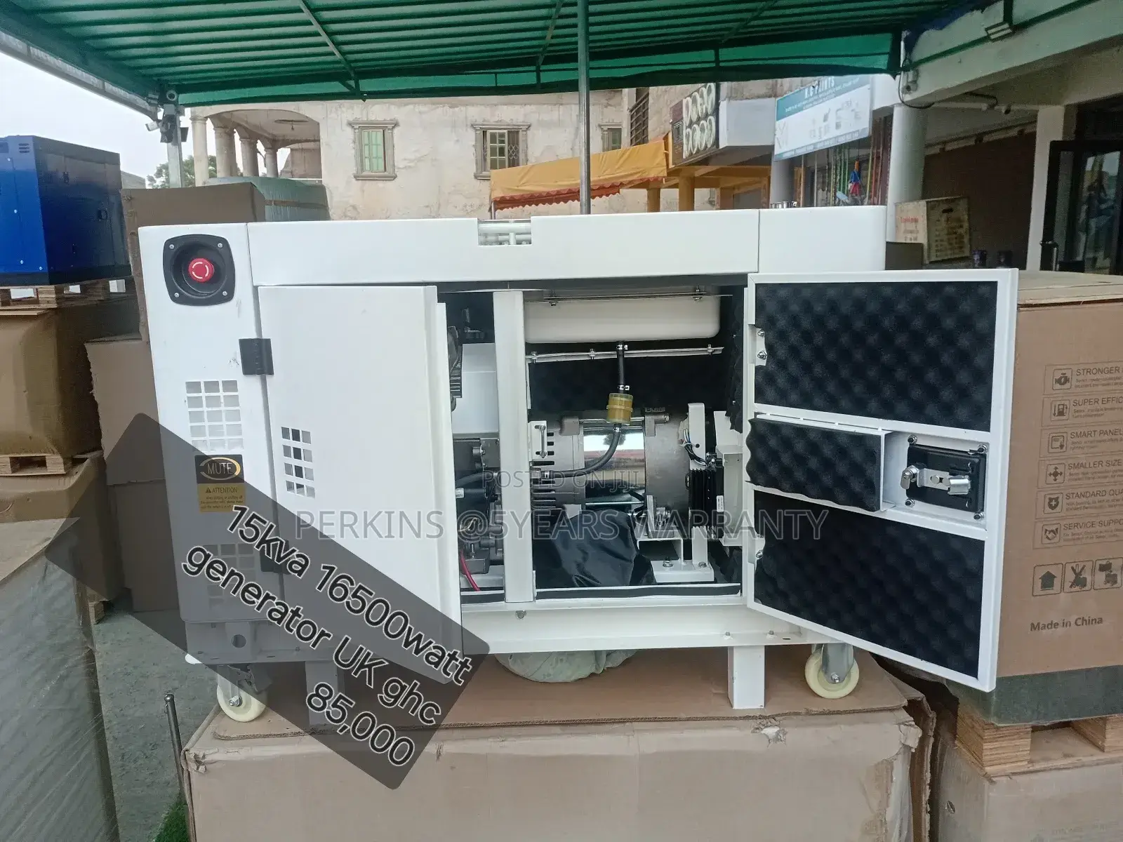 Medium Size 15kva 16500wats Perkins Diesel Generator UK Mode