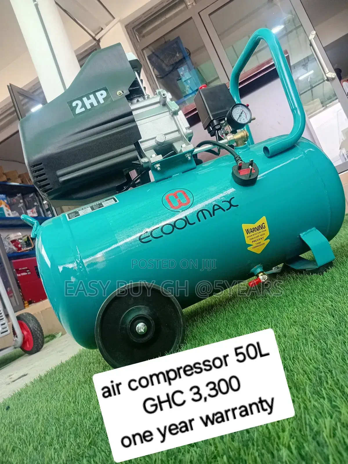 Reliable Ecool Max Air Compressor 50L 2HP