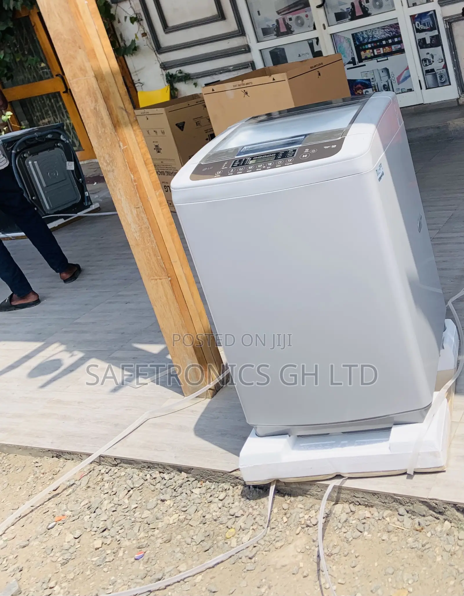Buy Super Topload 8kg Gray LG Fully Auto Washingmachine