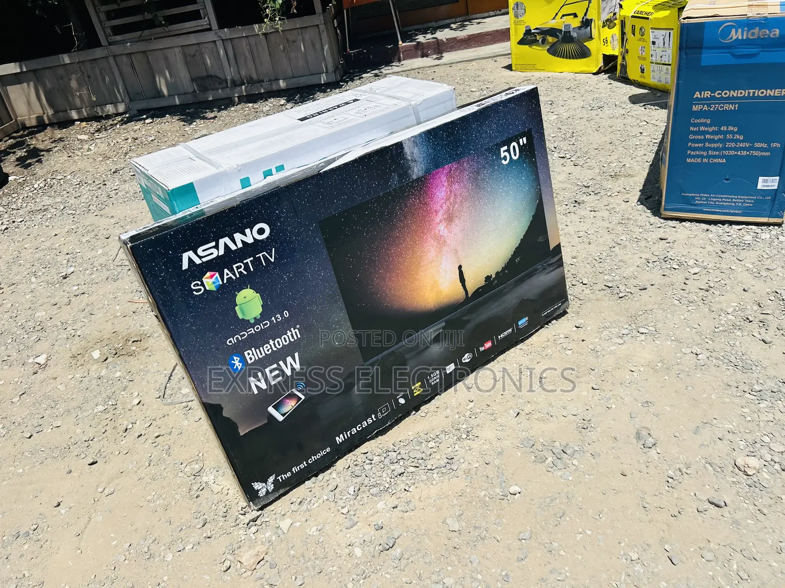 Get a New Asano 50” Uhd Smart Glossy Led Screen