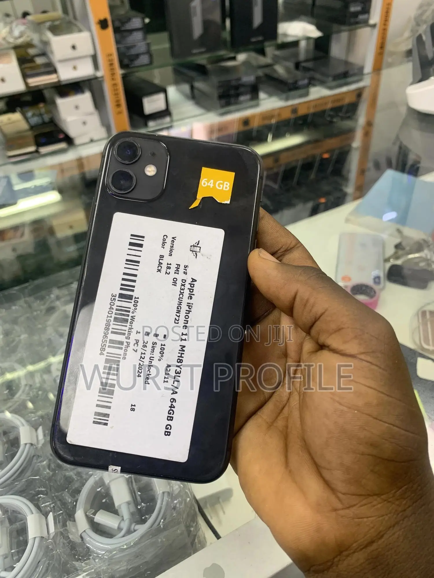 New Apple iPhone 11 64 GB Black