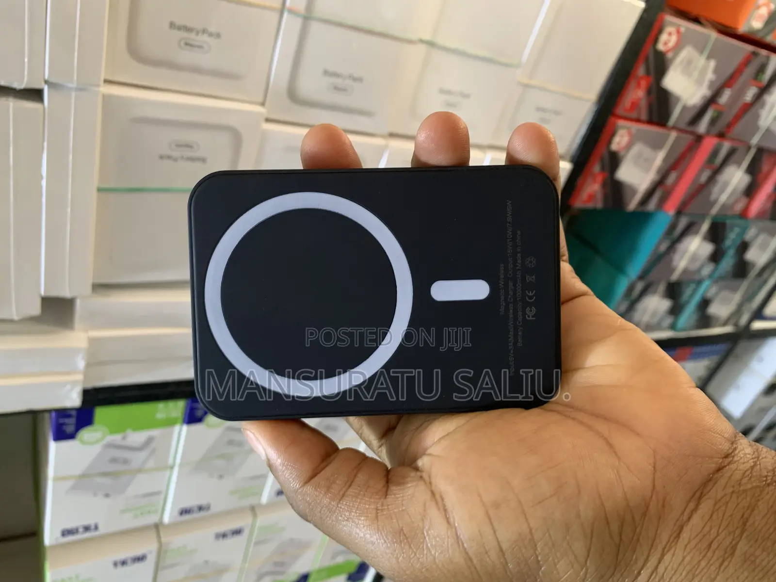 Magnetic Battery Pack Wireless Charger iPhone X to 16pro