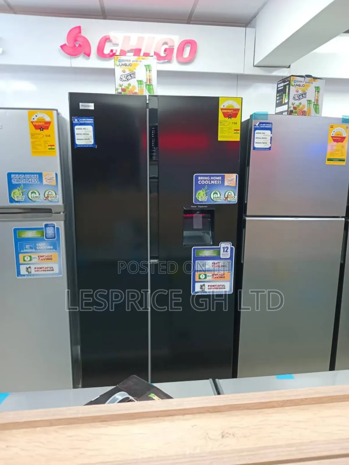 Nasco 527L Fridge // Double Door Large Storage