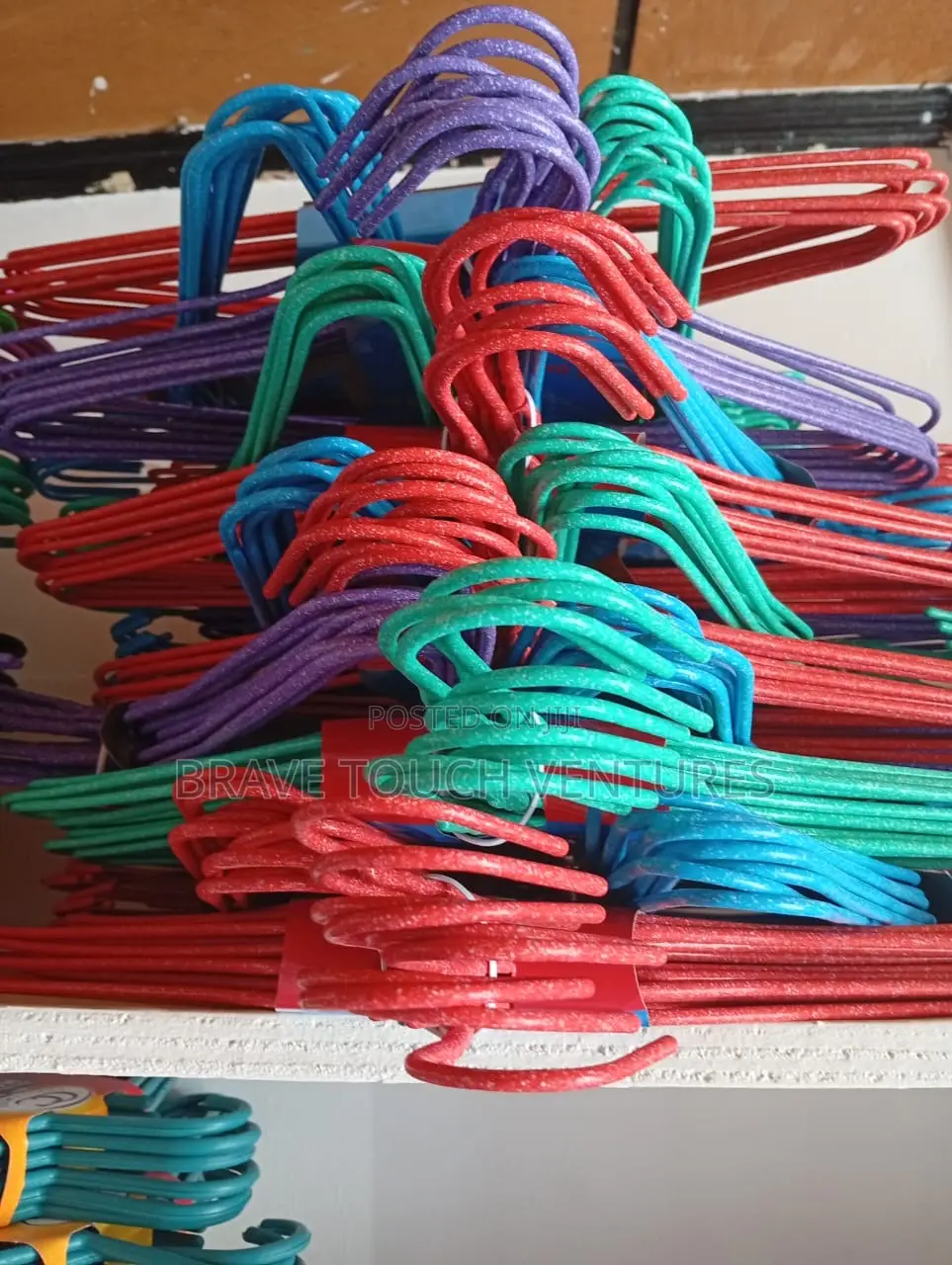 Colourful Metal Cloth Hanger - 10 Piece