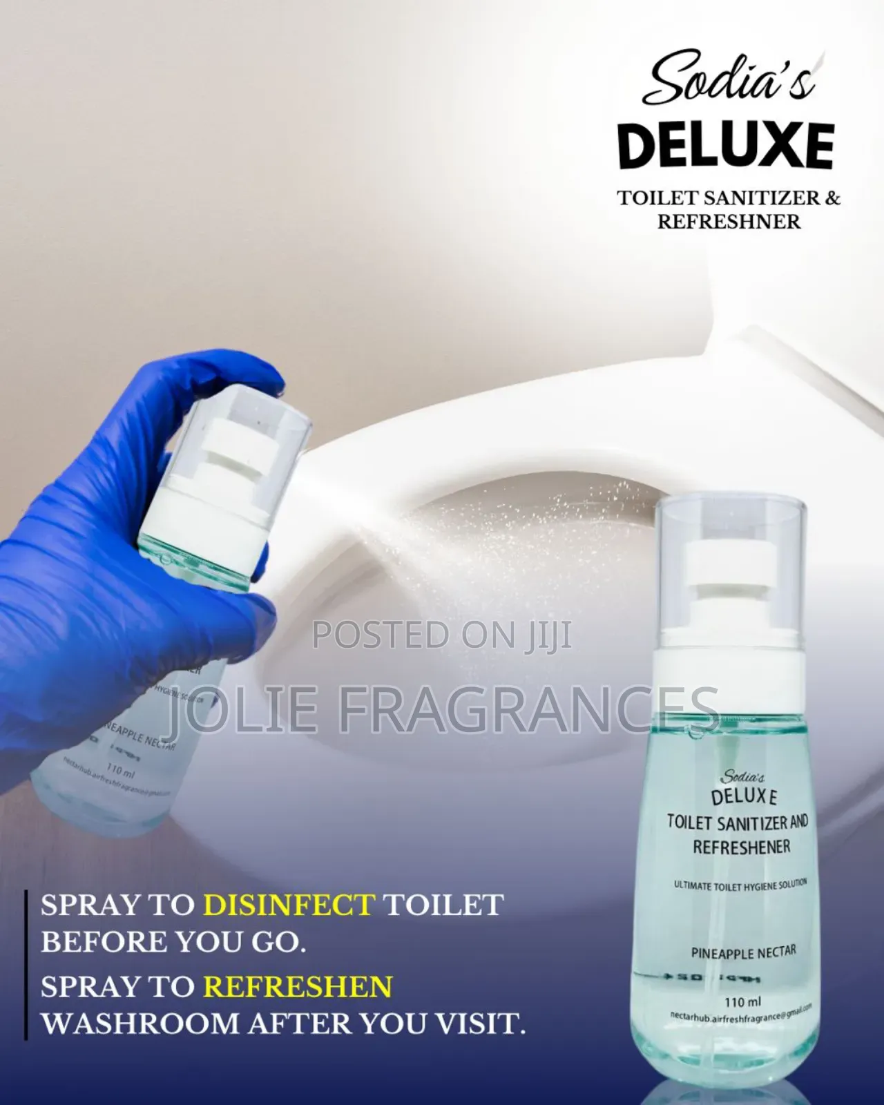 Toilet Sanitizer and Refreshner