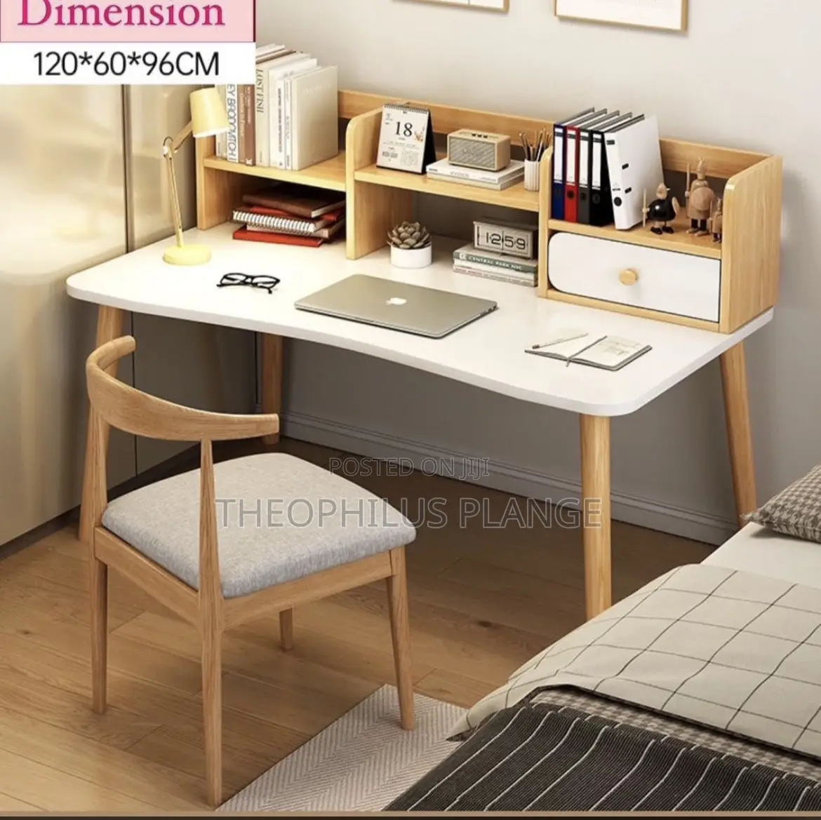 Home / Office Table , Student Study With Shelves
