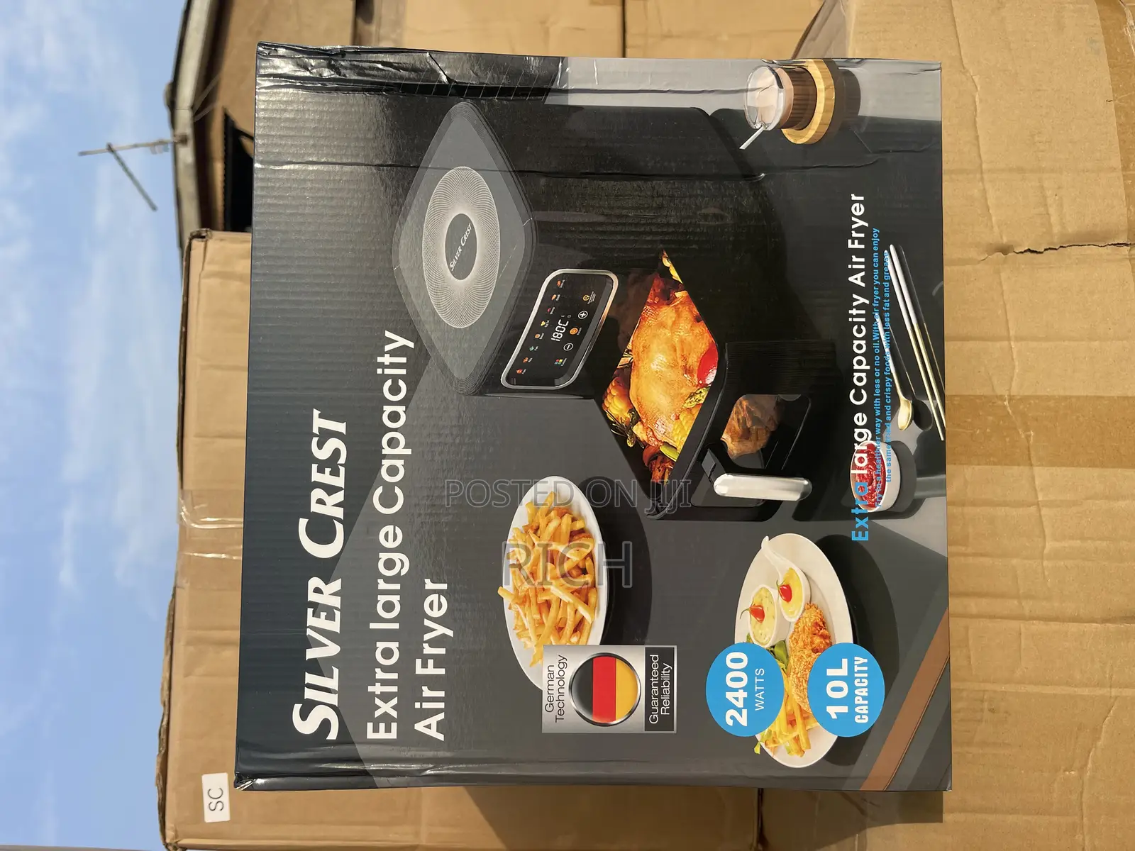 10L Large Capacity Silver Crest Airfryer at Wholesale Prices