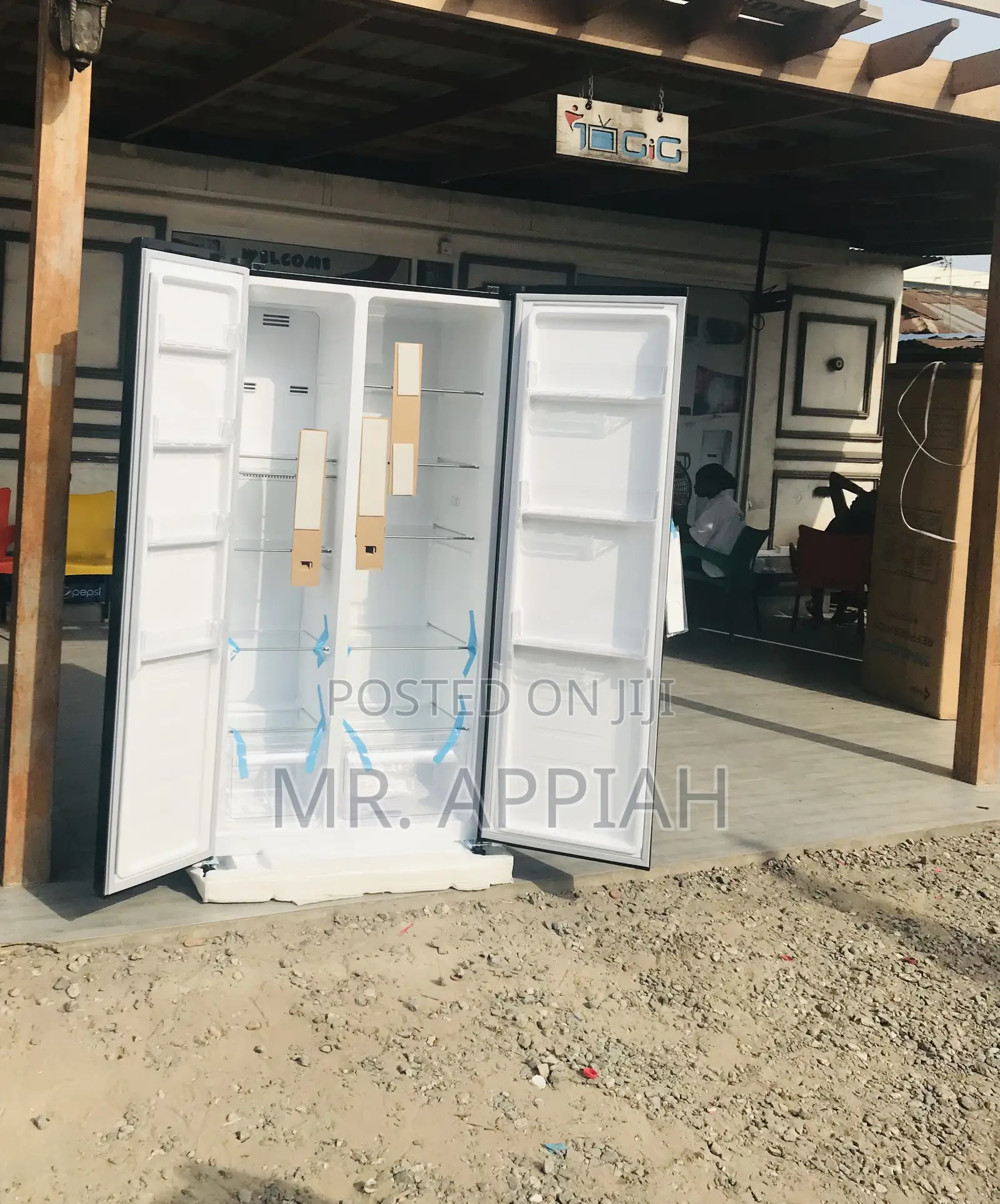 Energy Sufficient Nasco Side by Side Electric Fridge(Gray).