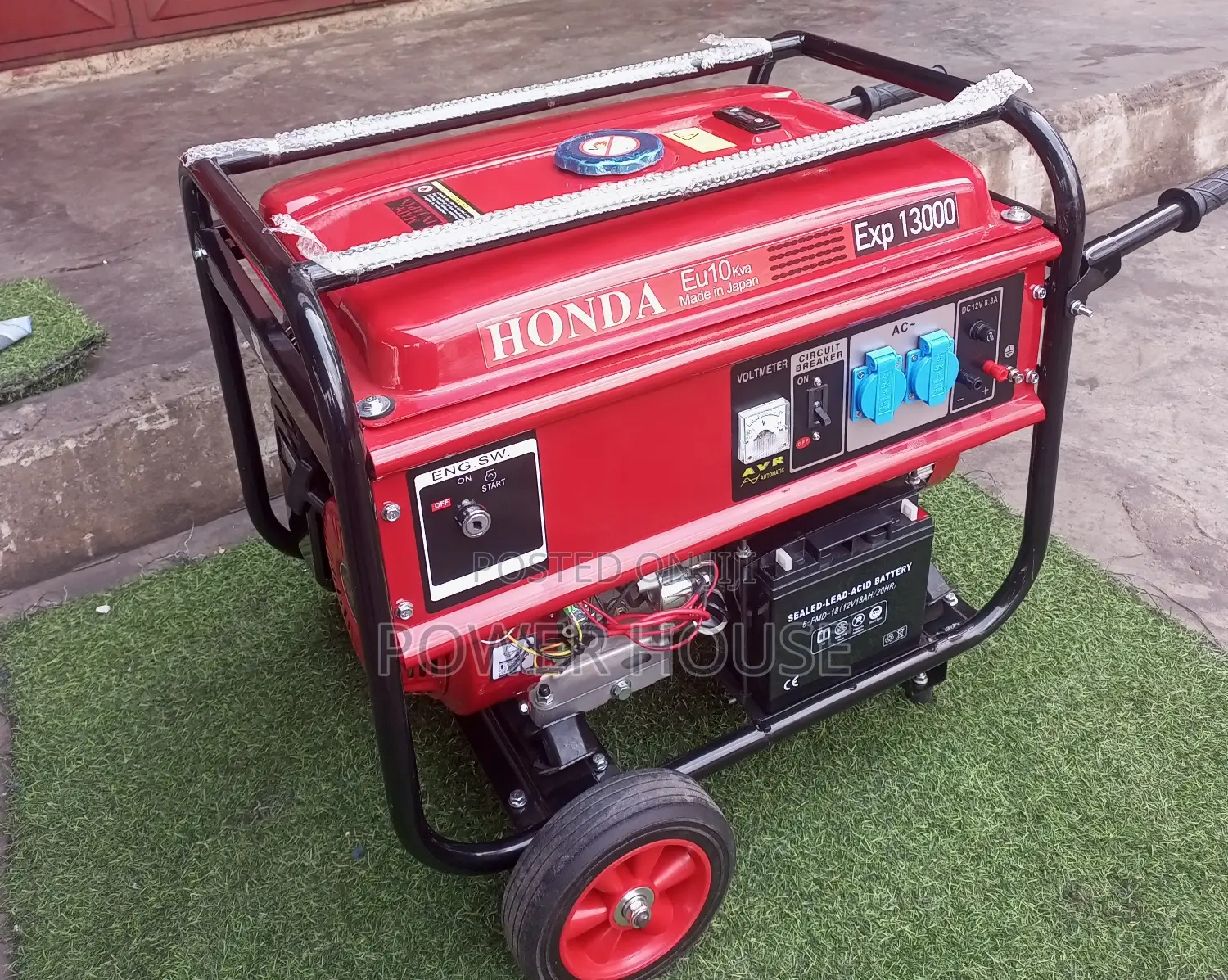 Mint Honda Generator 10kva 13000w 230v Red Generator