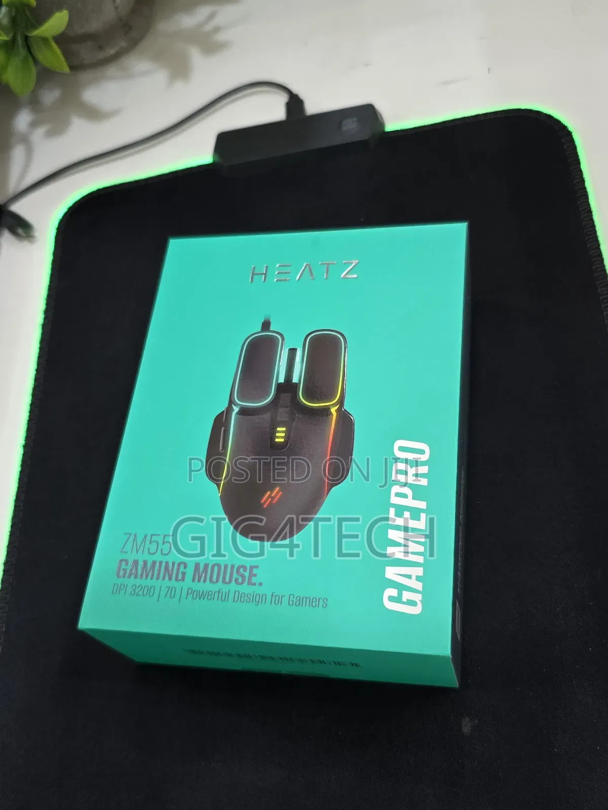 Heatz Gramepro Gaming Mouse With RGB