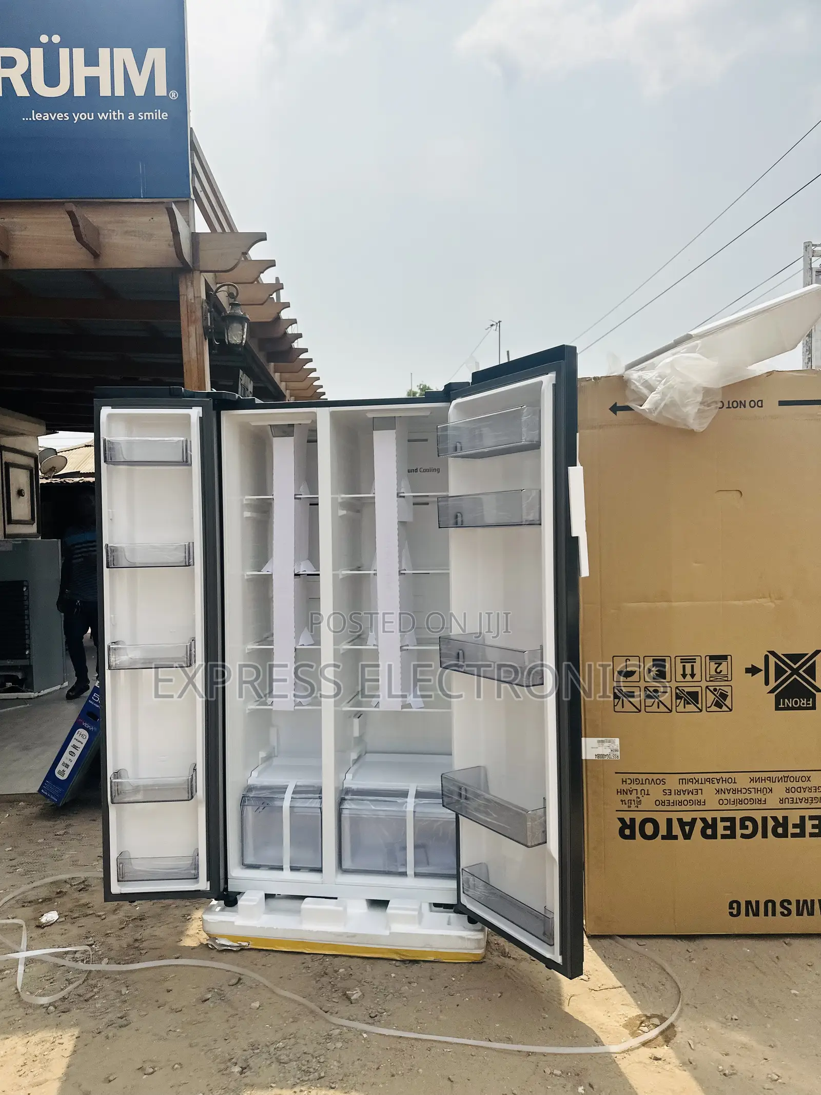 Fresh in Box Fridge Samsung Rs57dg4000b4 Side by Side.