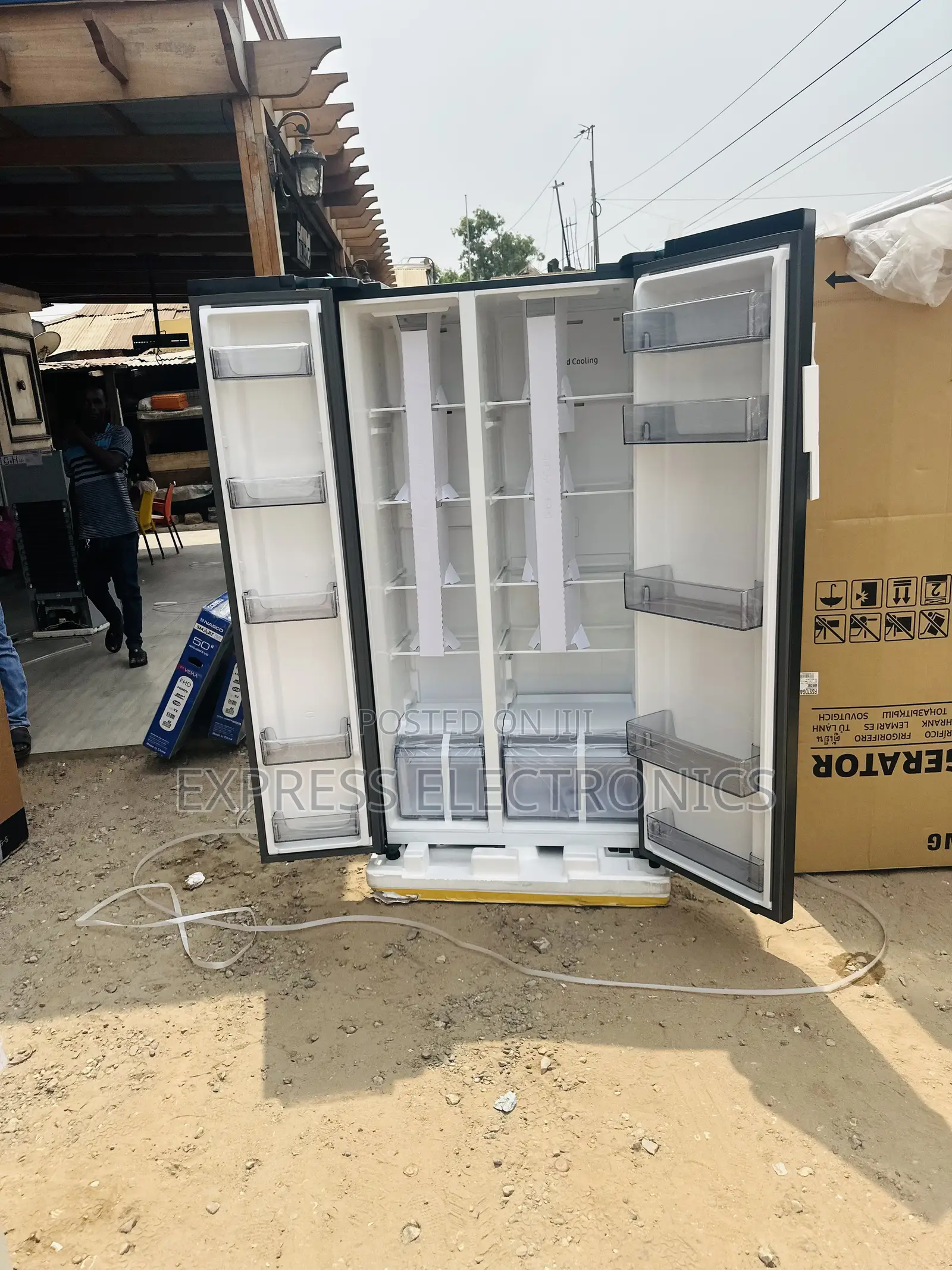 Strong Anti Rust Fridge Samsung Rs57dg4000b4 Side by Side