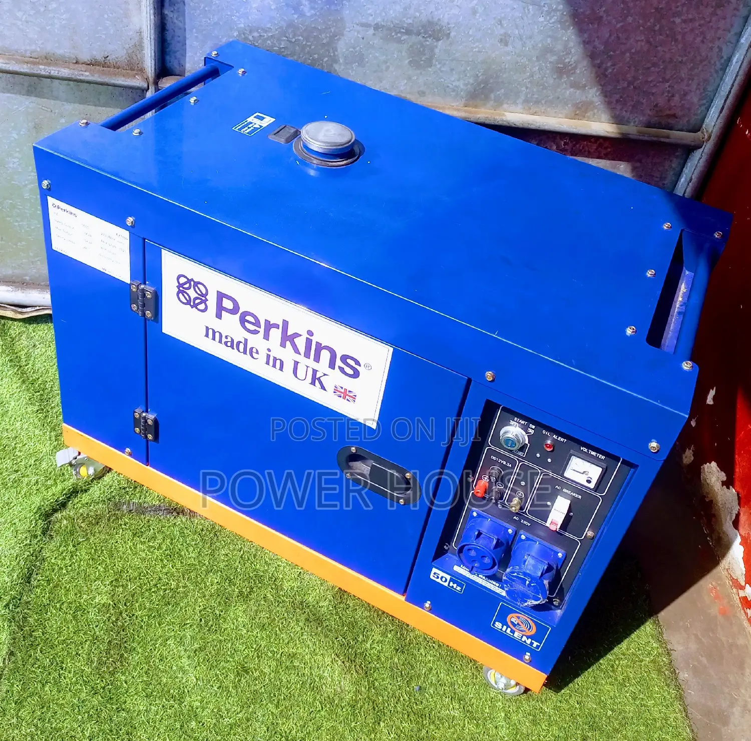 Uncut Key Blue Generator 15kva 16500w 230v Perkins Generator