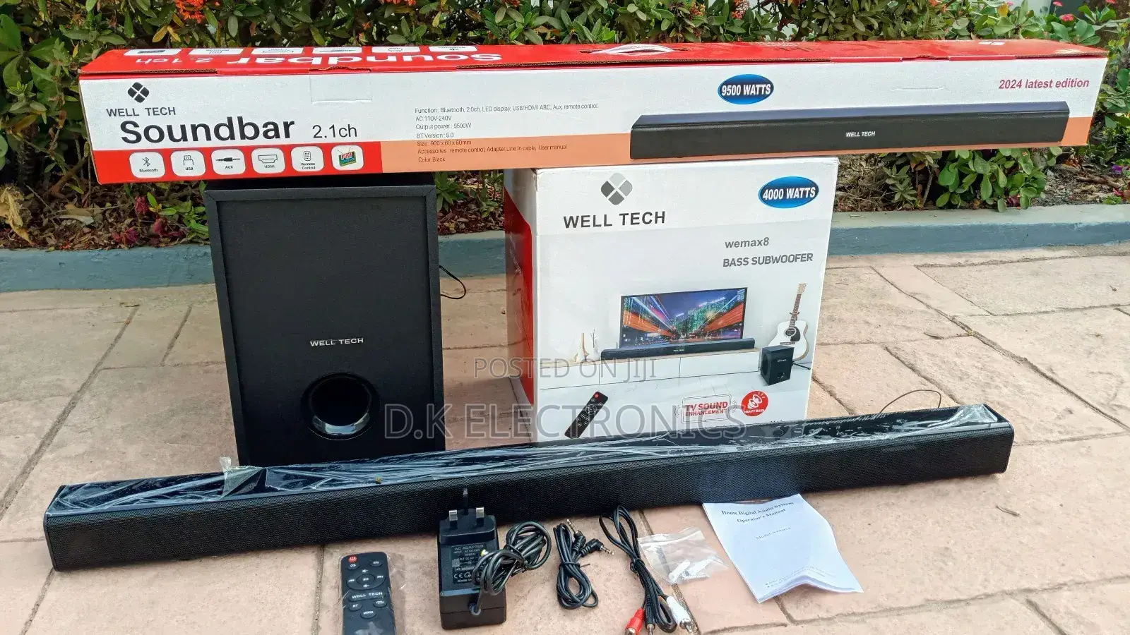 Good Bass Well Tech 9500 Watts Soundbar