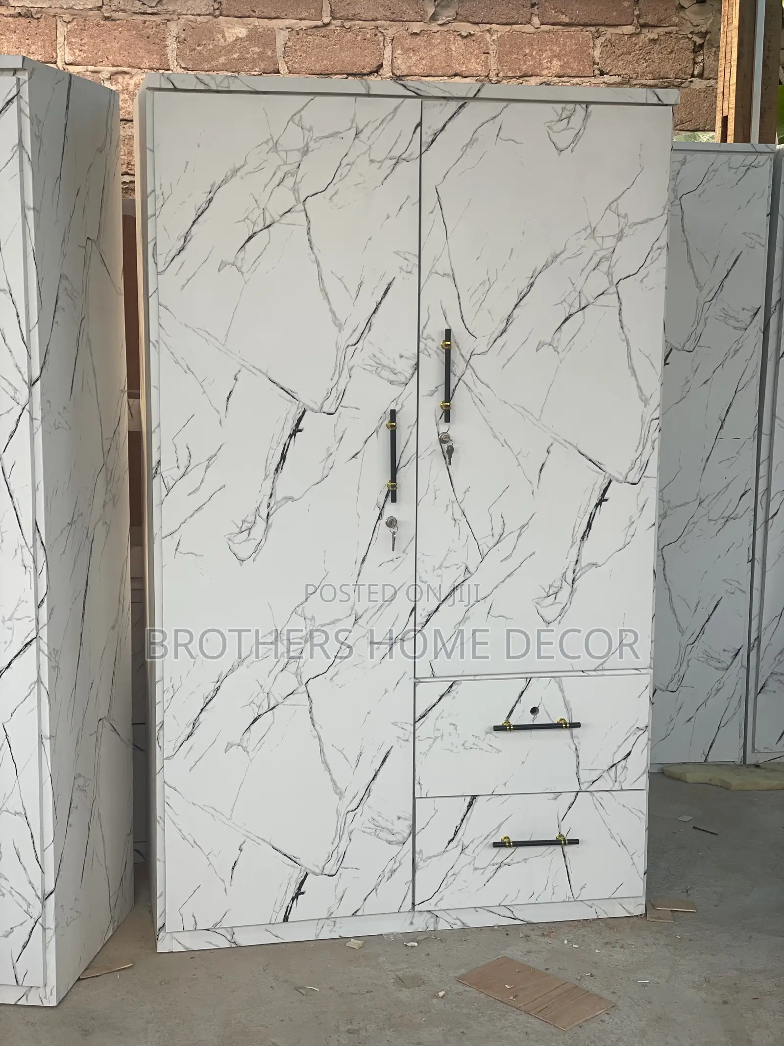 Laminated 2 in 1 Wardrobe