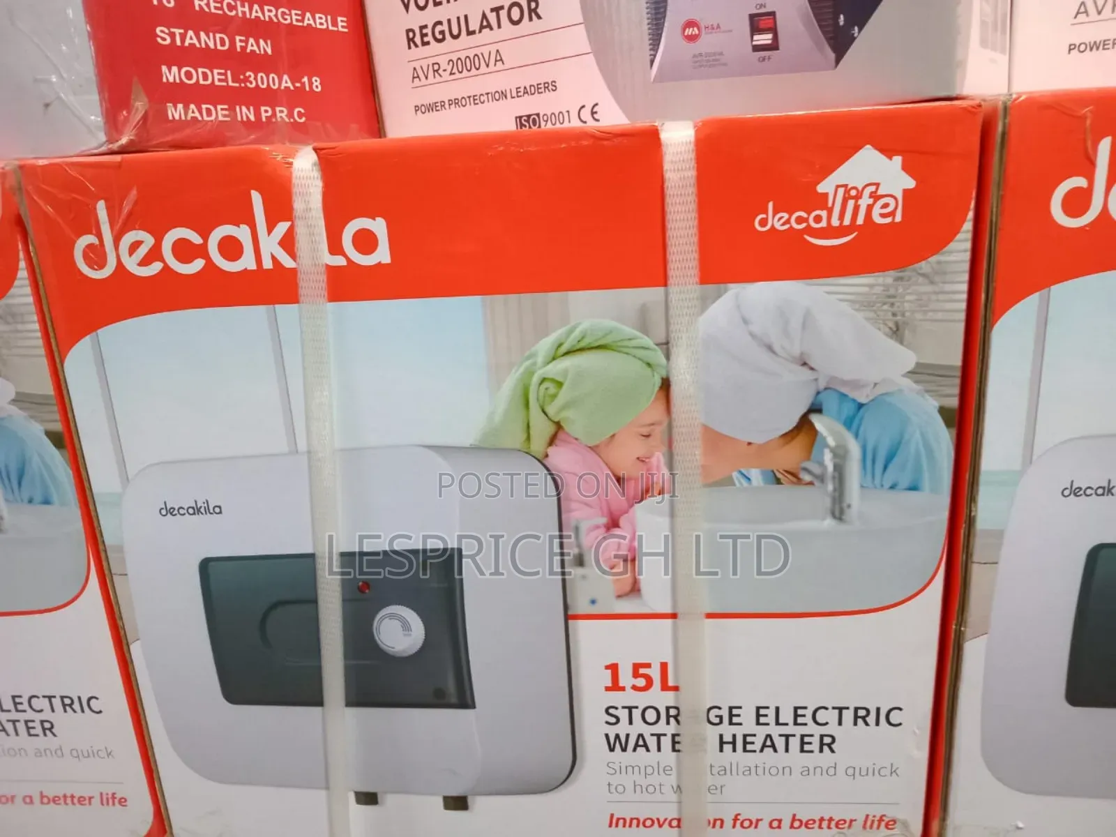 Instant Hot Shower With Decakila 15L Electric Water Heater