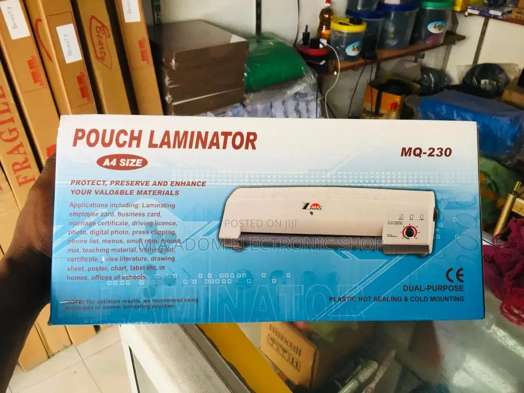White Colour All New A4 Id Card Laminator