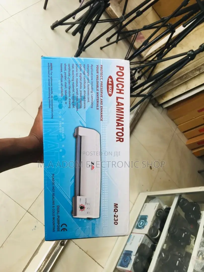 High-Quality Pouch Laminator - A4 ID Cards