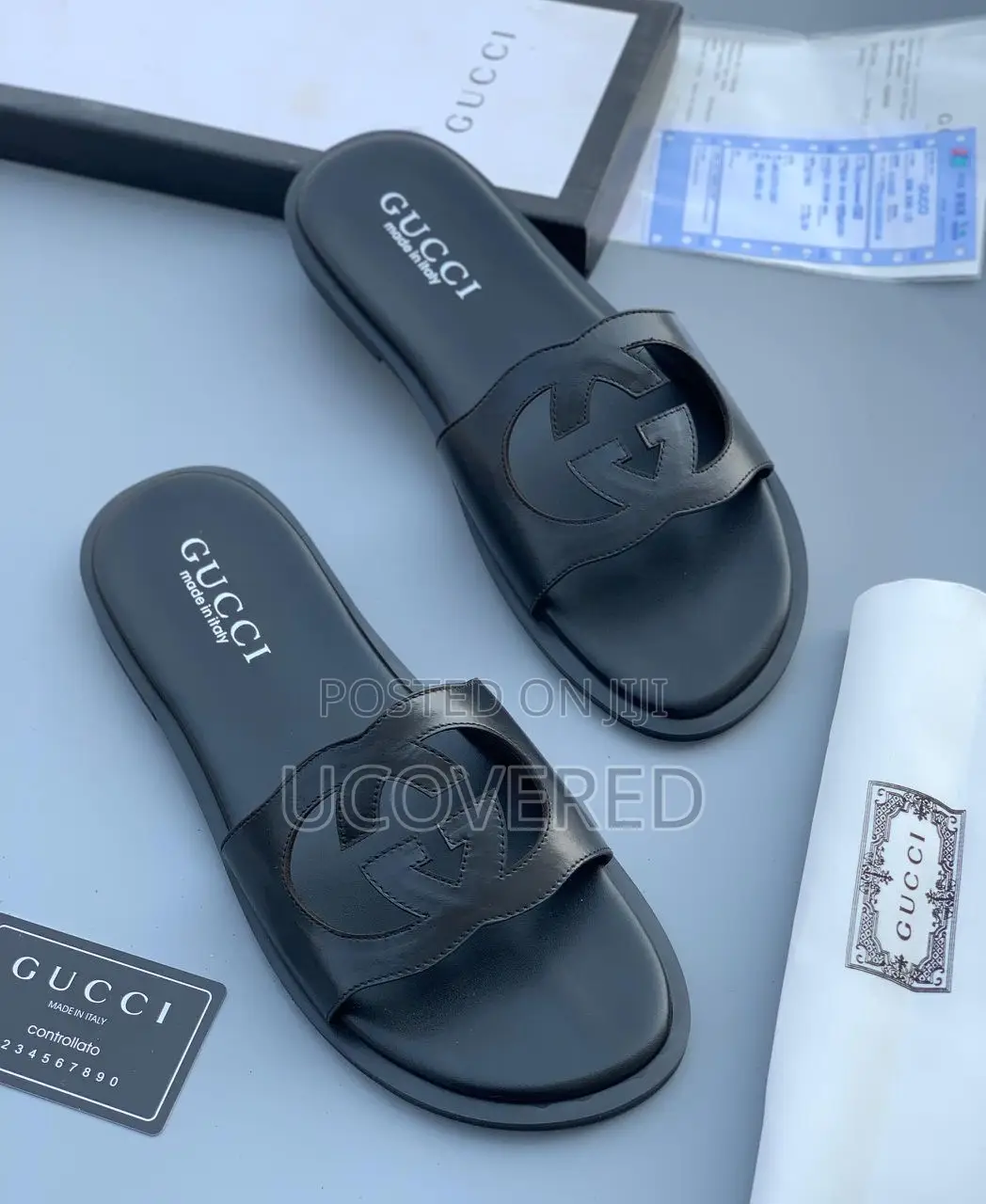 Gucci Real Leather Slippers