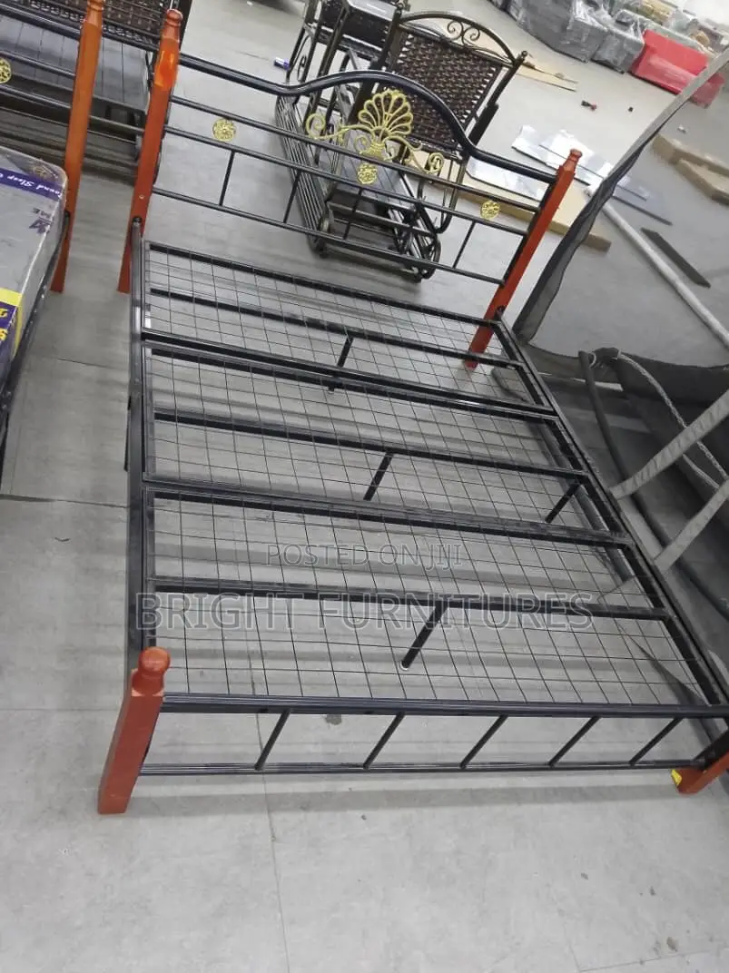 Metallic Double Bed Frame