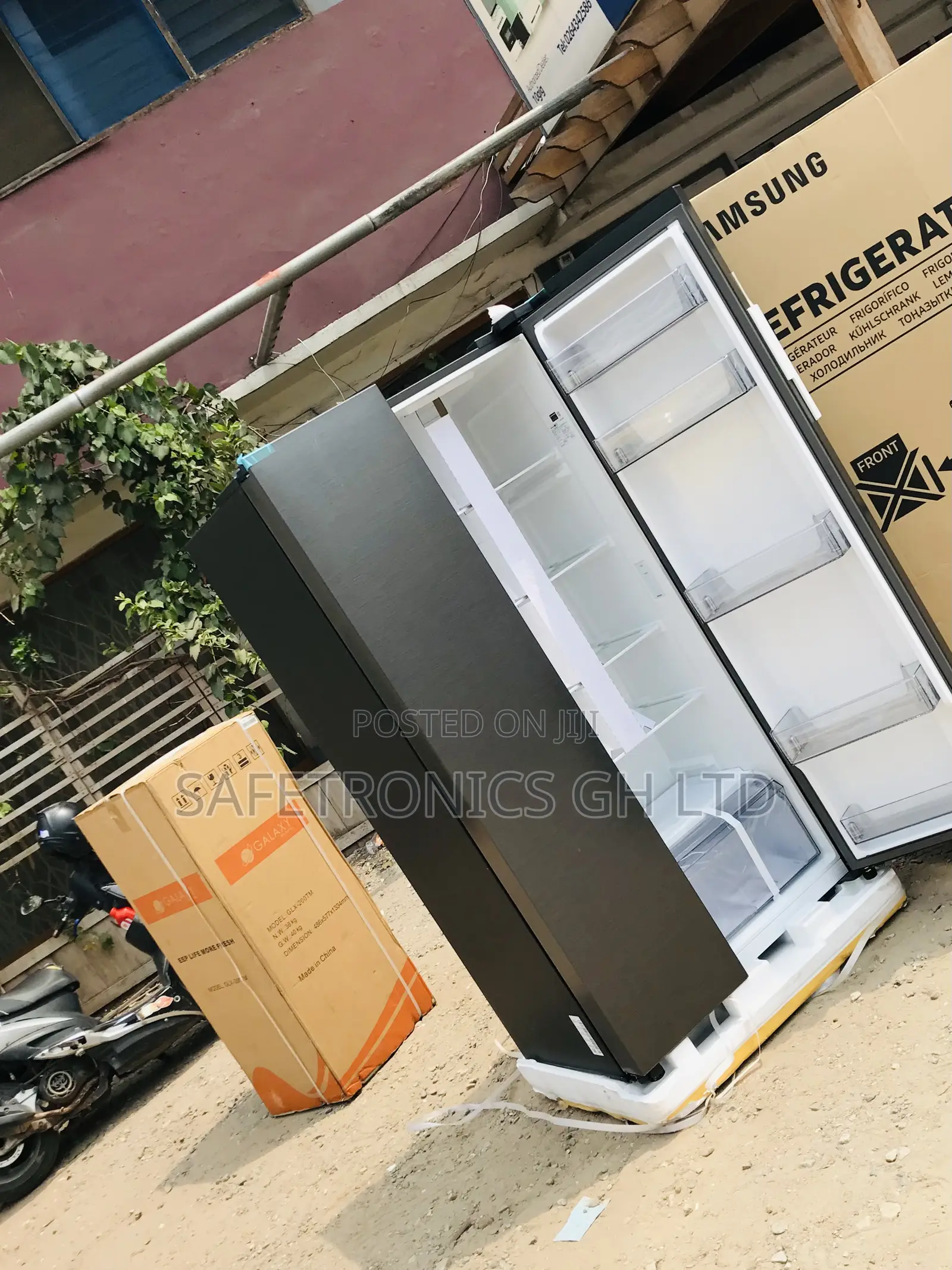Newly Best Samsung 583 Liters Sidebyside Gray Fridge