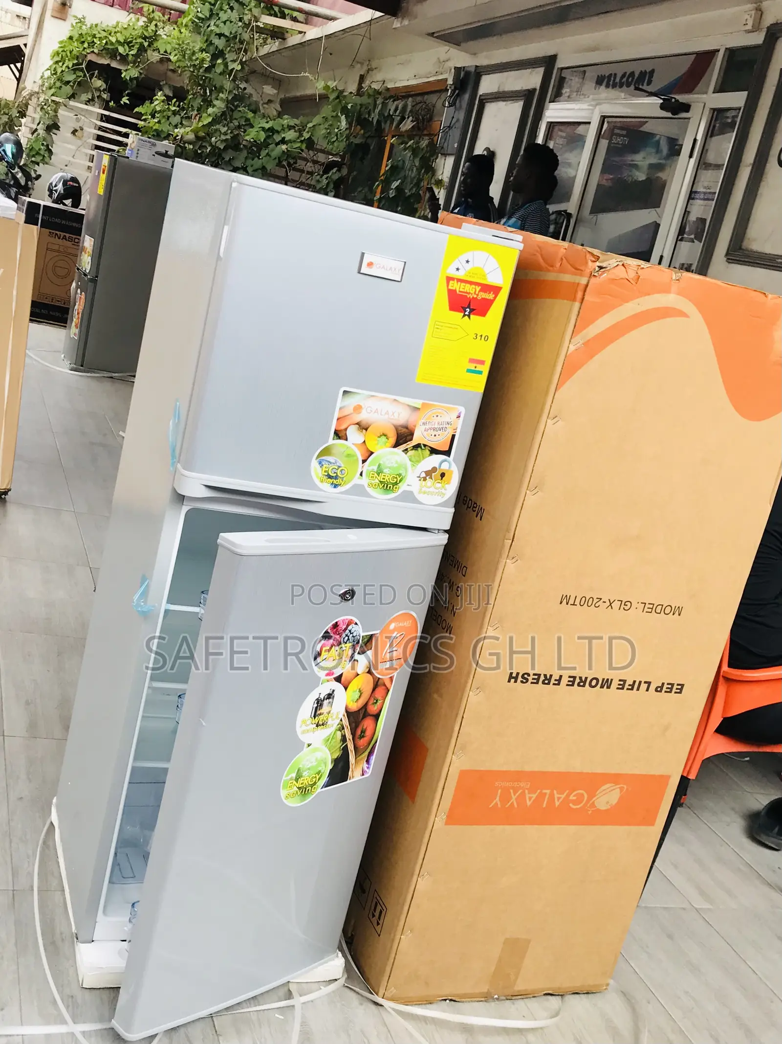 Super Fast 2 Doors Galaxy 108L Top Mount Fridge GLX-200TM