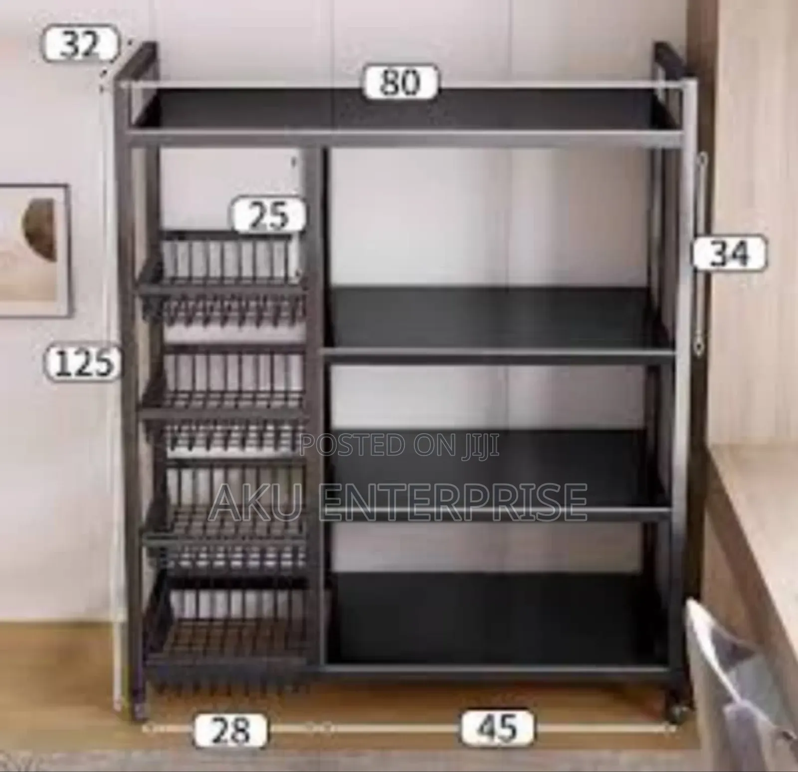 Metal Kitchen Organizer