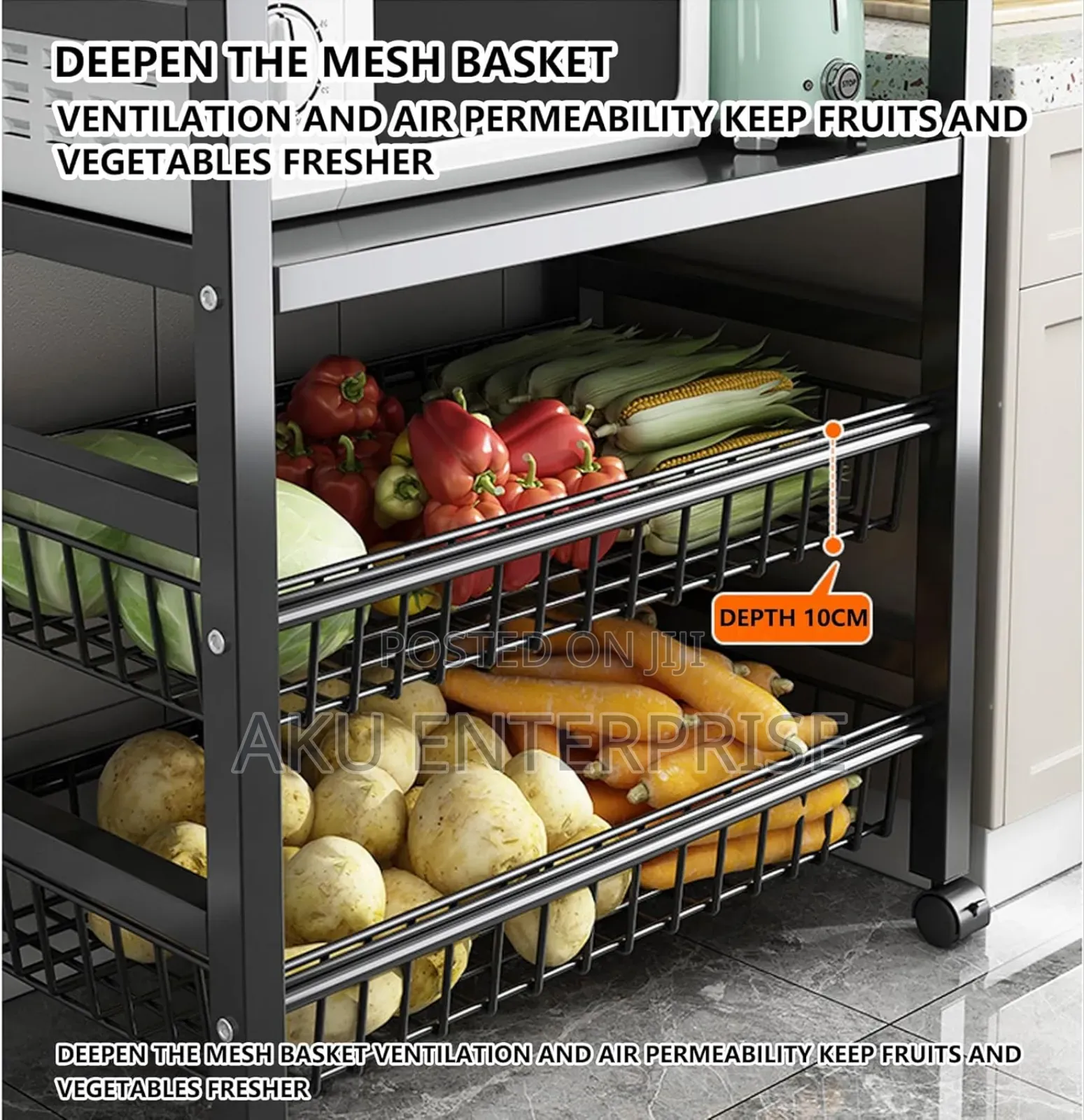 Metal Kitchen Organizer