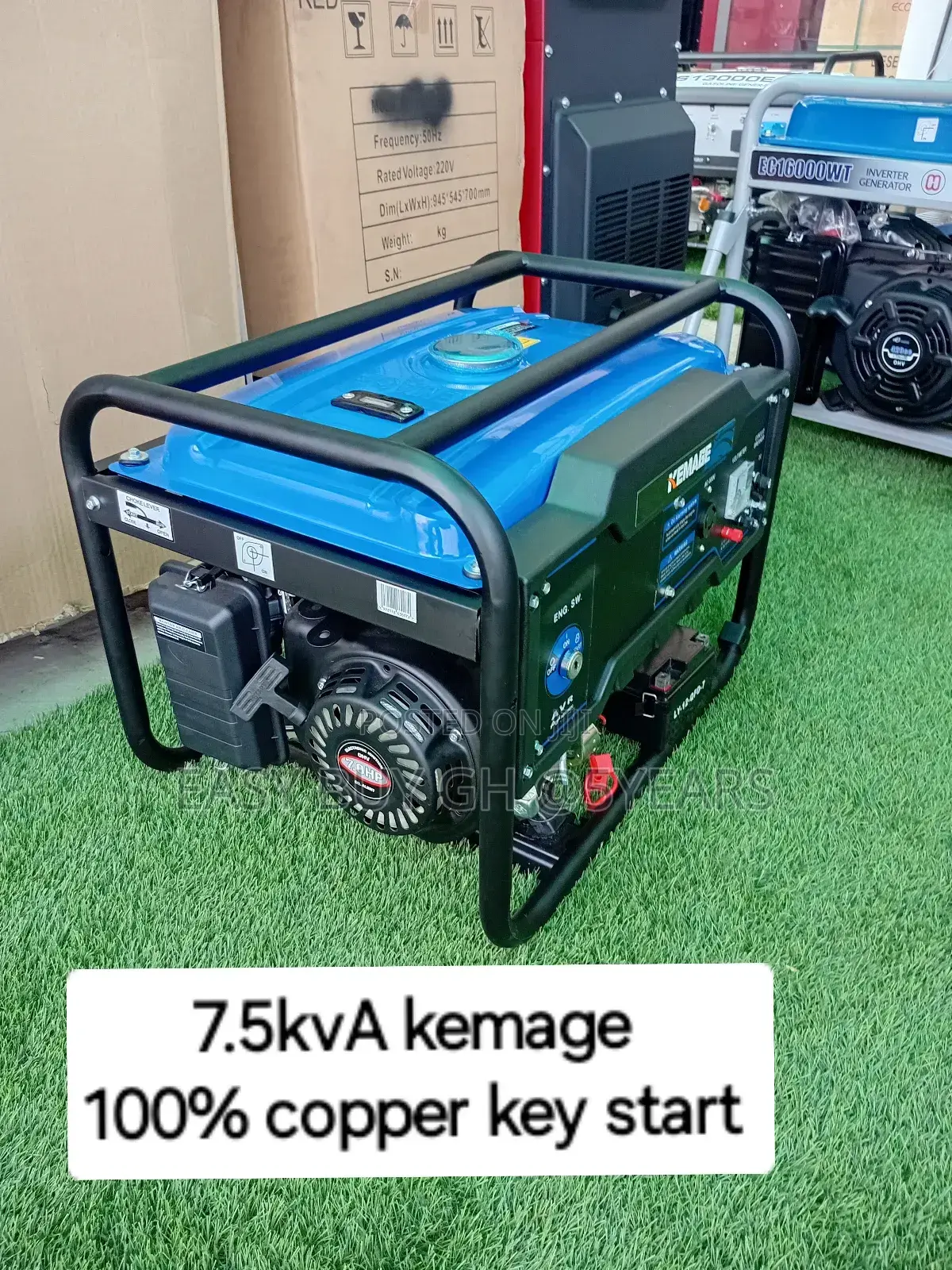 Easy Movable Kemage Inverter 7.5kva 8500w Generator