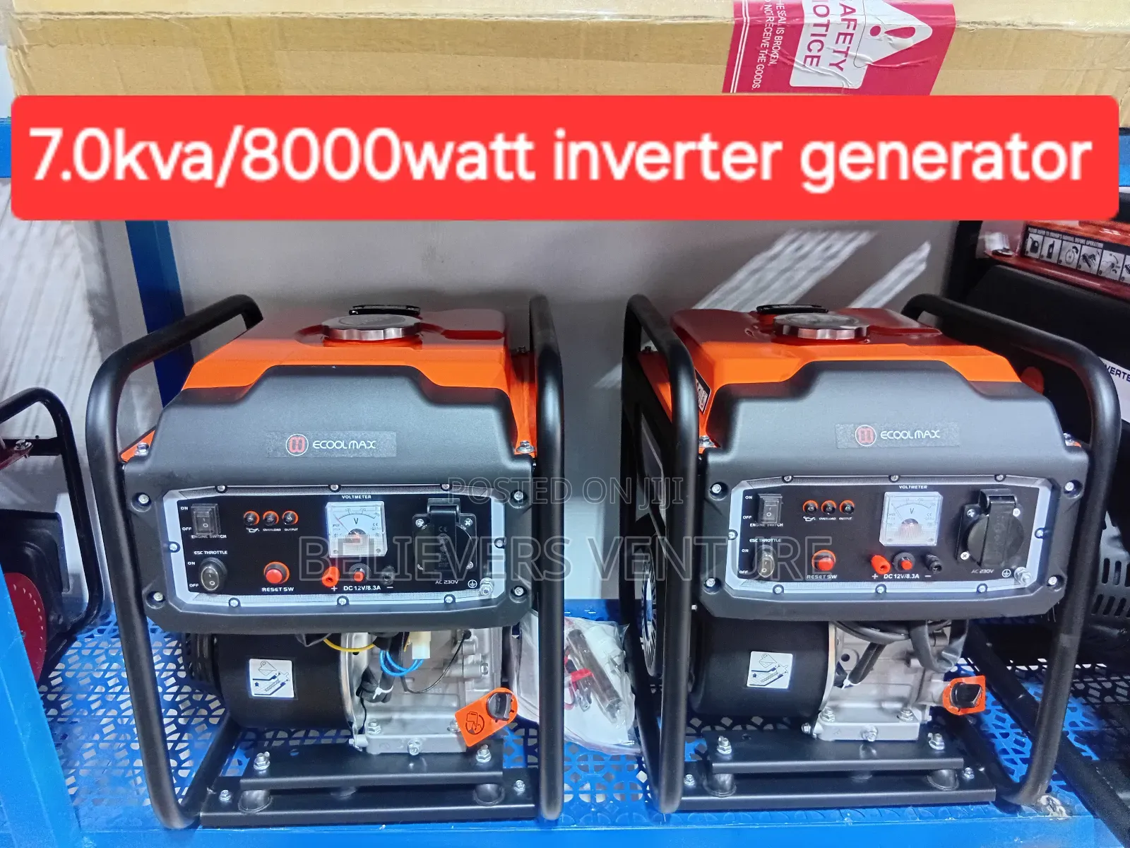 7.0kva Powerful Ecoolmax Inverter Generator 16000watt