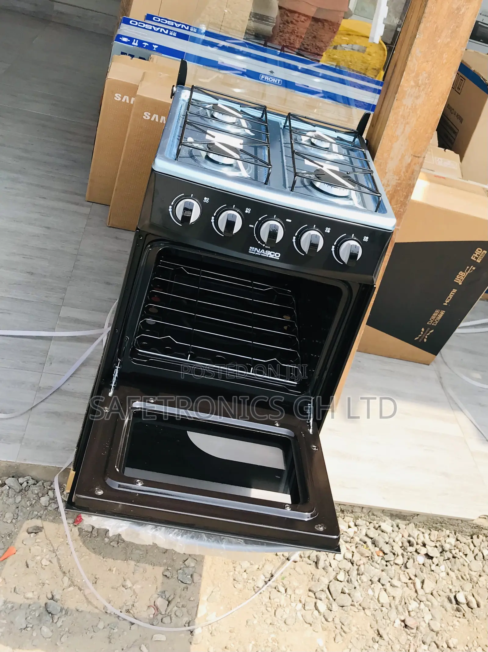 Nasco Fast Cooking 50:50 4 Gas Cooker Oven Cooker
