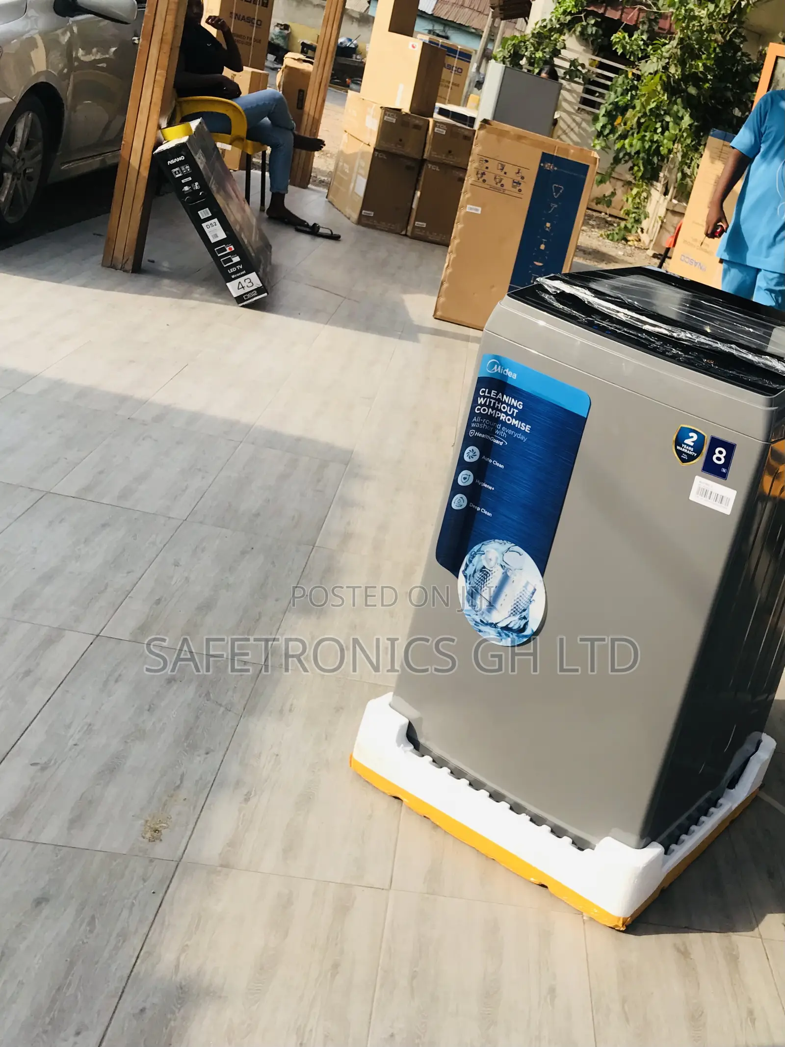 Midea Clean Top Load Smart 8kg Fullauto Washingmachine