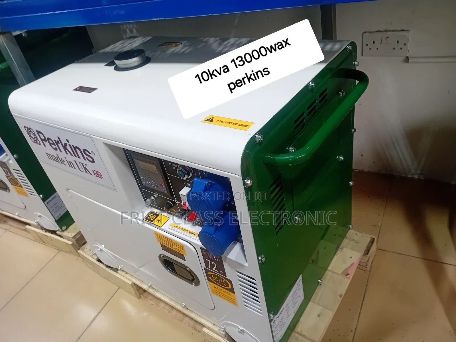 Low Noise Generator Perkins 10kva 13000w Diesel Engine