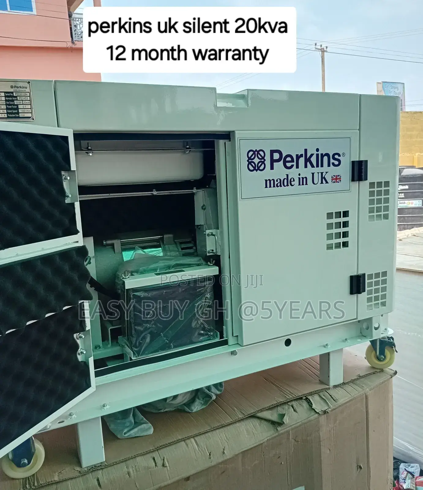 Power Efficiency Perkins Silent Diesel Generator 20kva 18kw