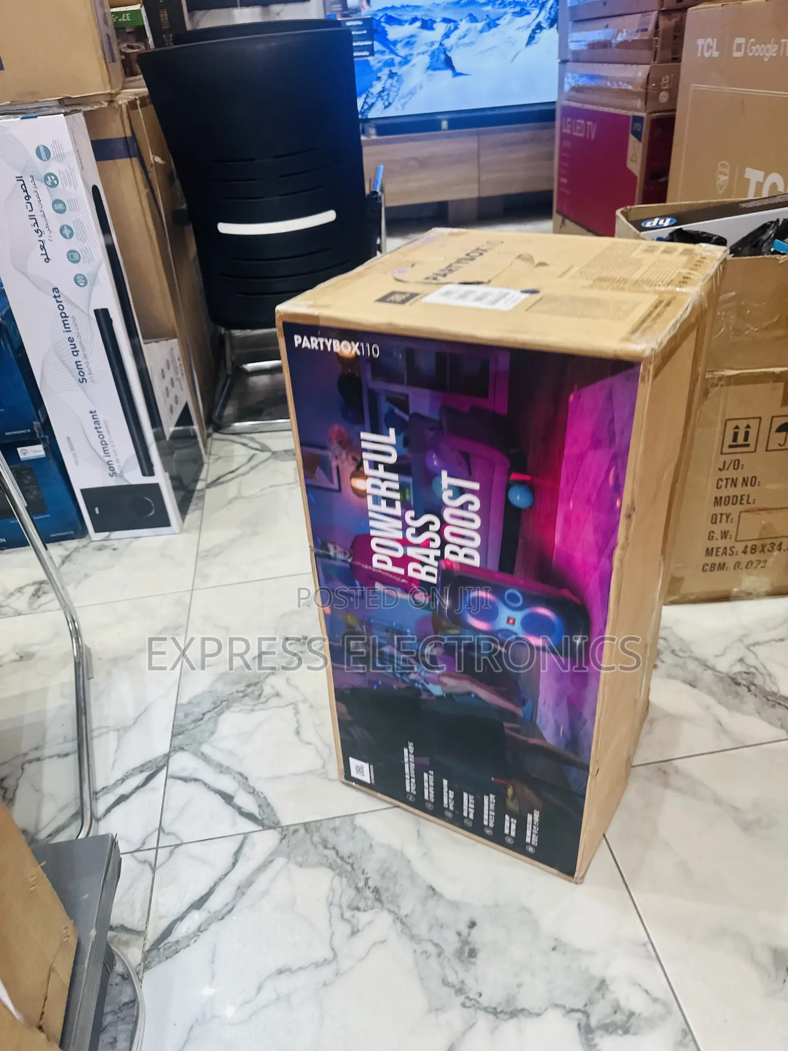 Rhythm Realm Partybox 110 Bluetooth Speaker JBL.