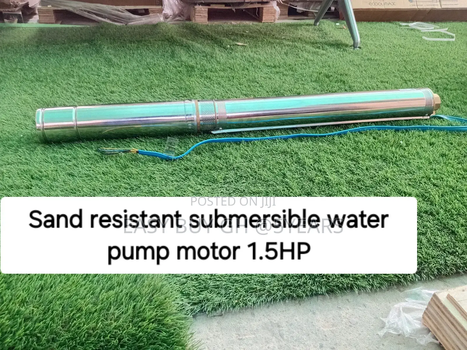 100% Sand Resistant Ecool Max Submersible Water Pump 1.5HP